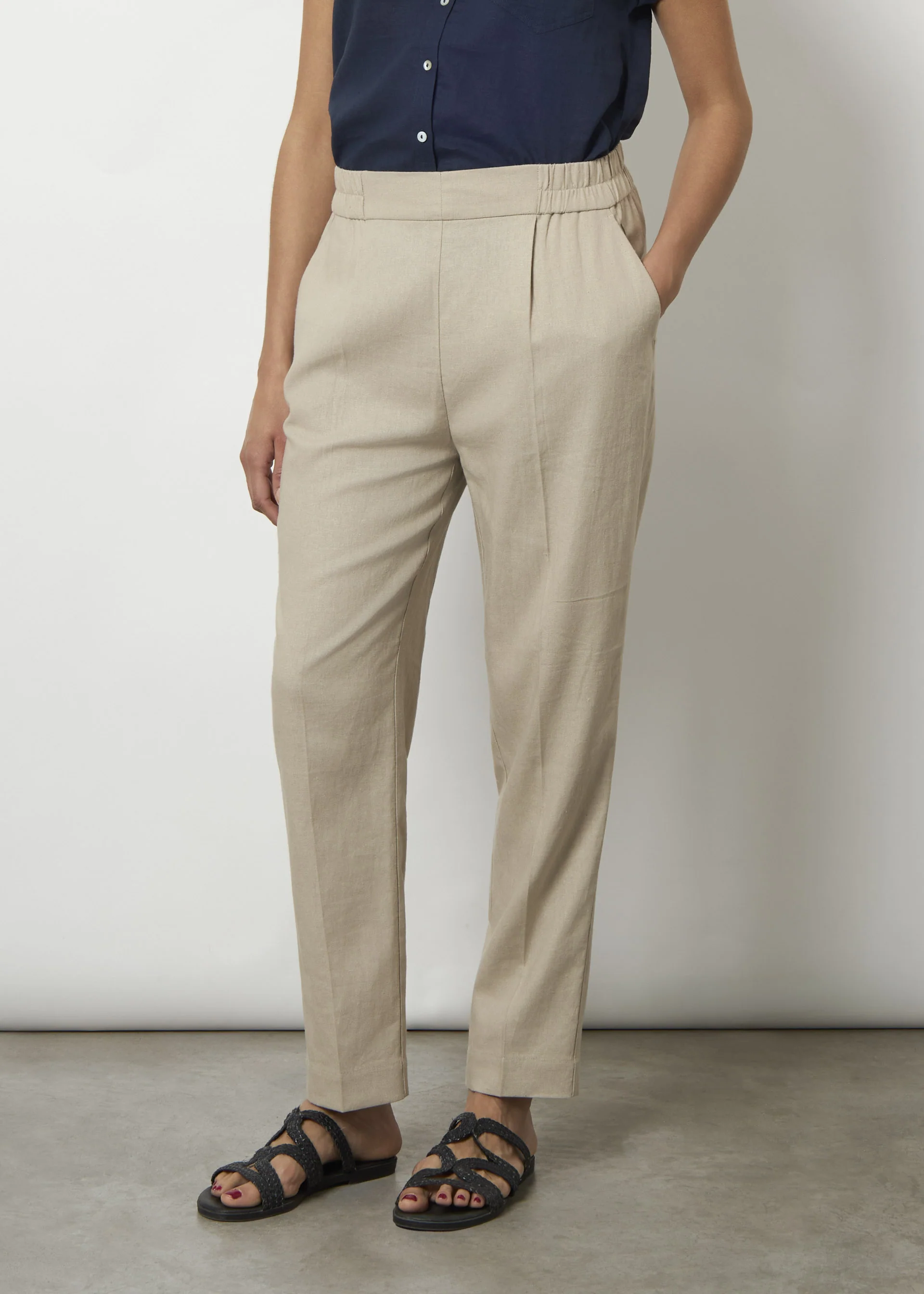 Pantaloni in misto lino - Image 7