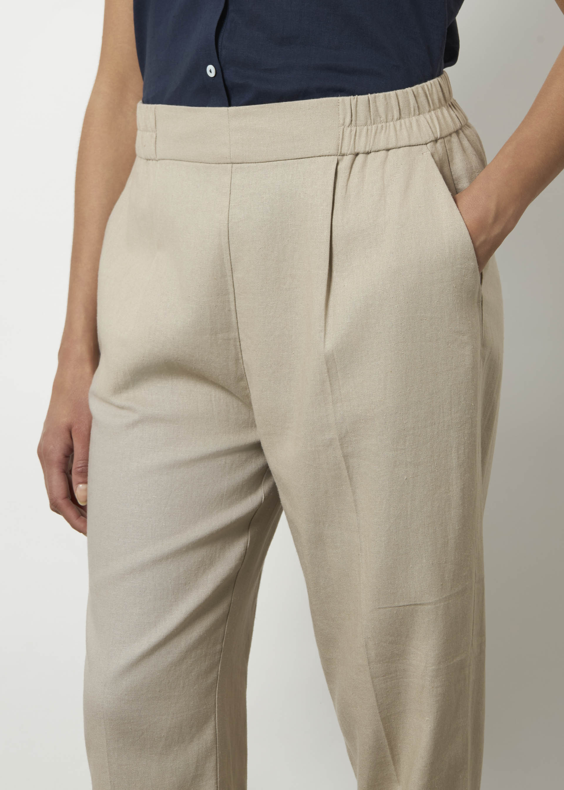 Pantaloni in misto lino - Image 9