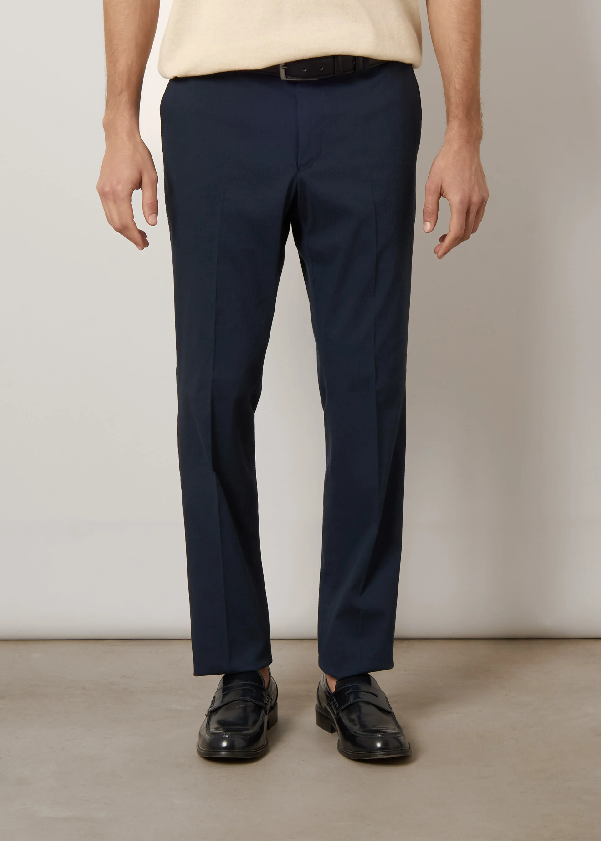 Pantaloni seersucker in cotone - Image 2