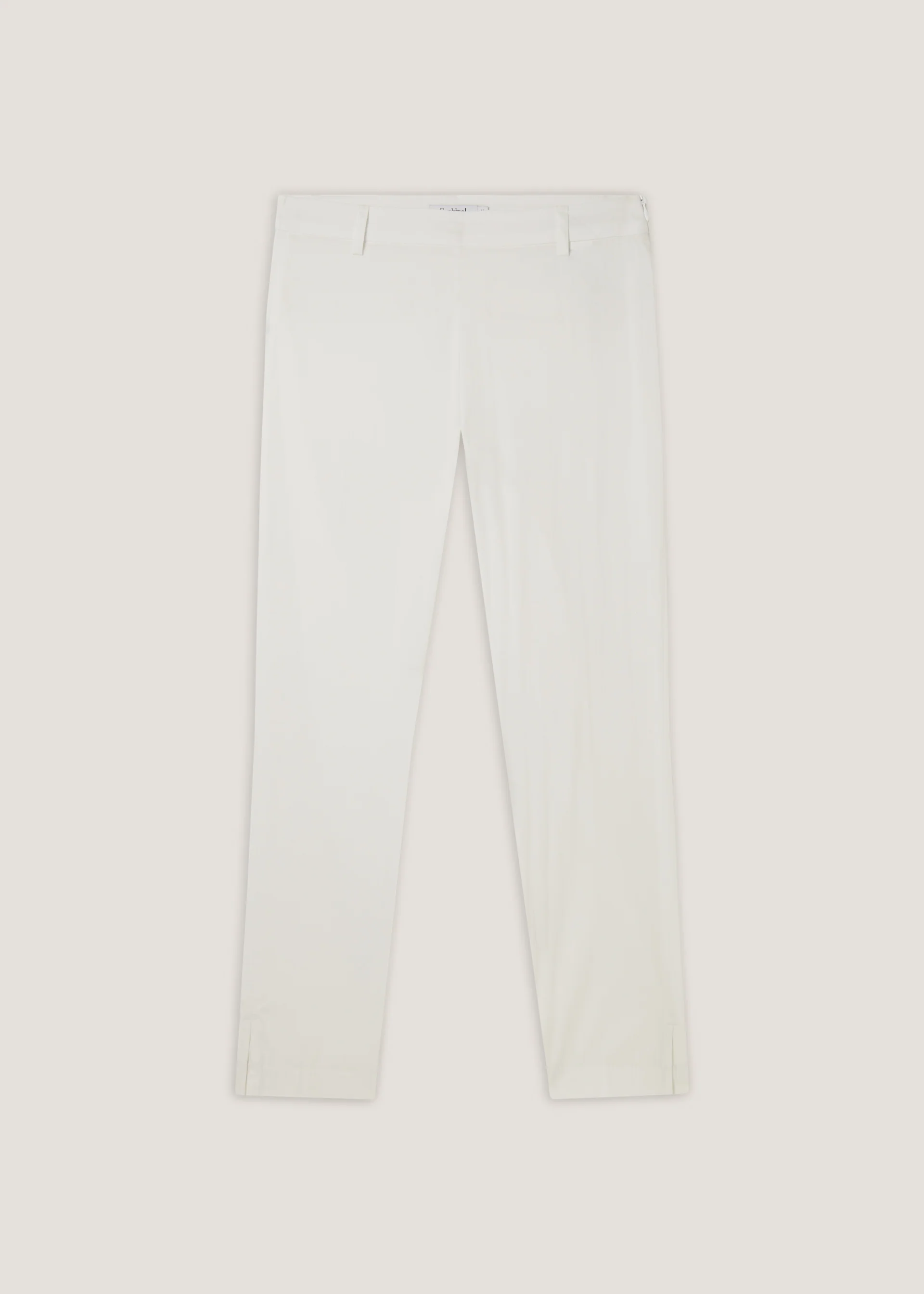 Pantaloni slim in popeline di cotone - Image 5