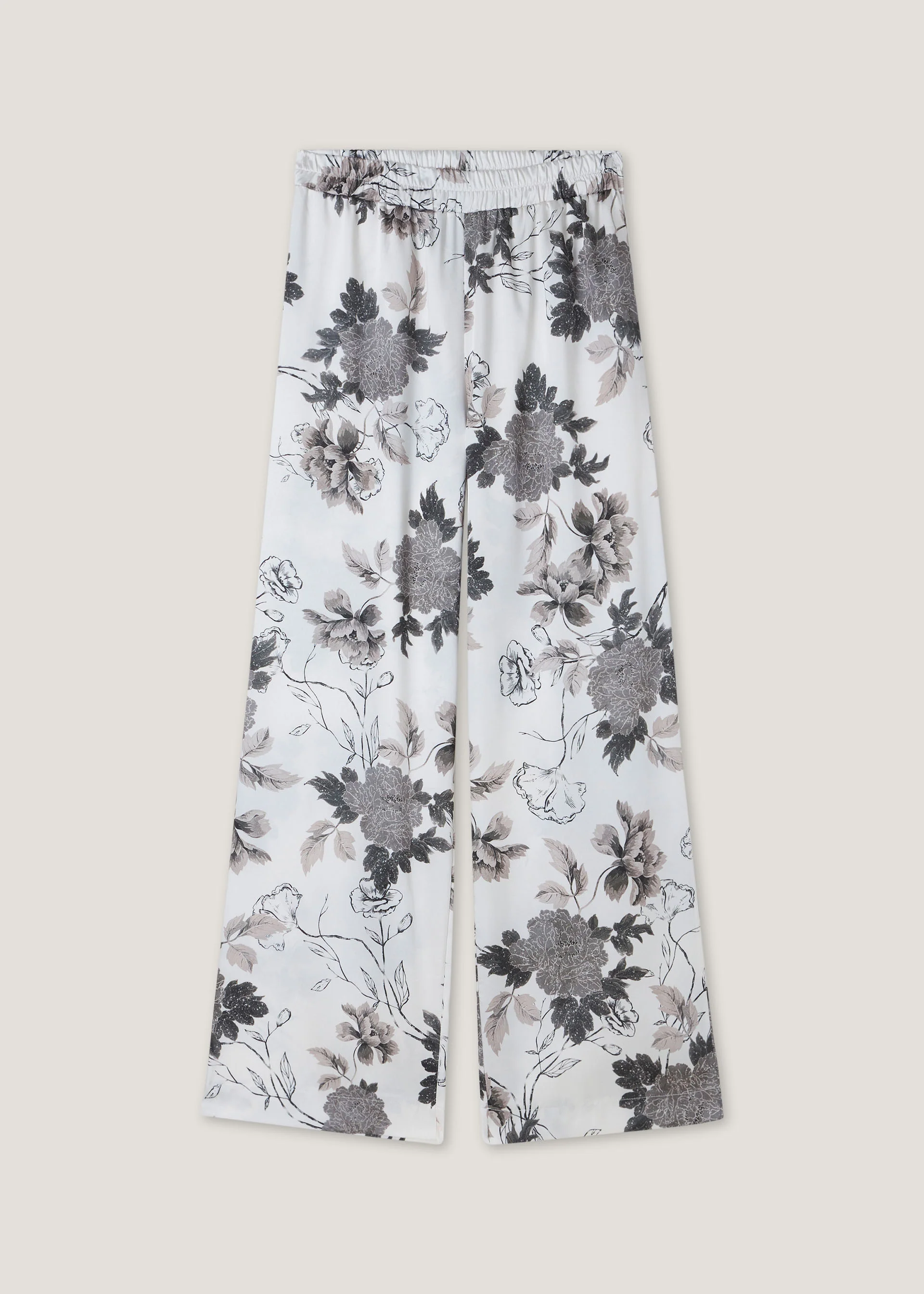 Pantaloni stampati in satin - Image 5