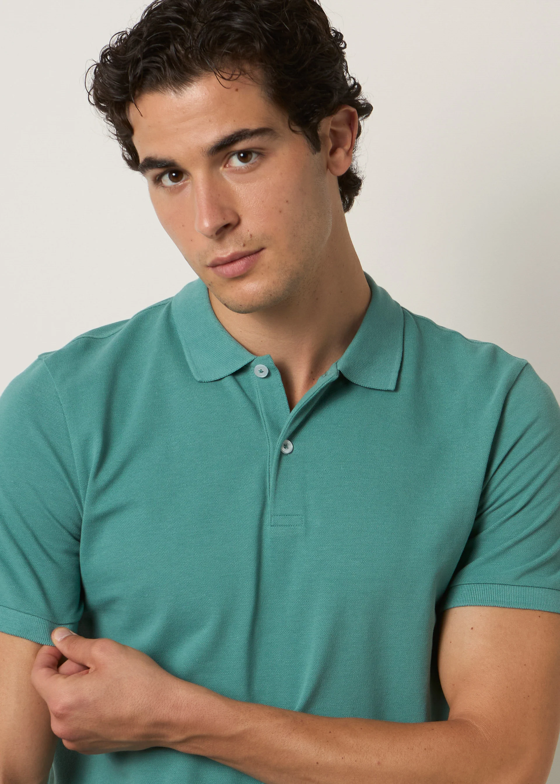 Polo basic in puro cotone - Image 6