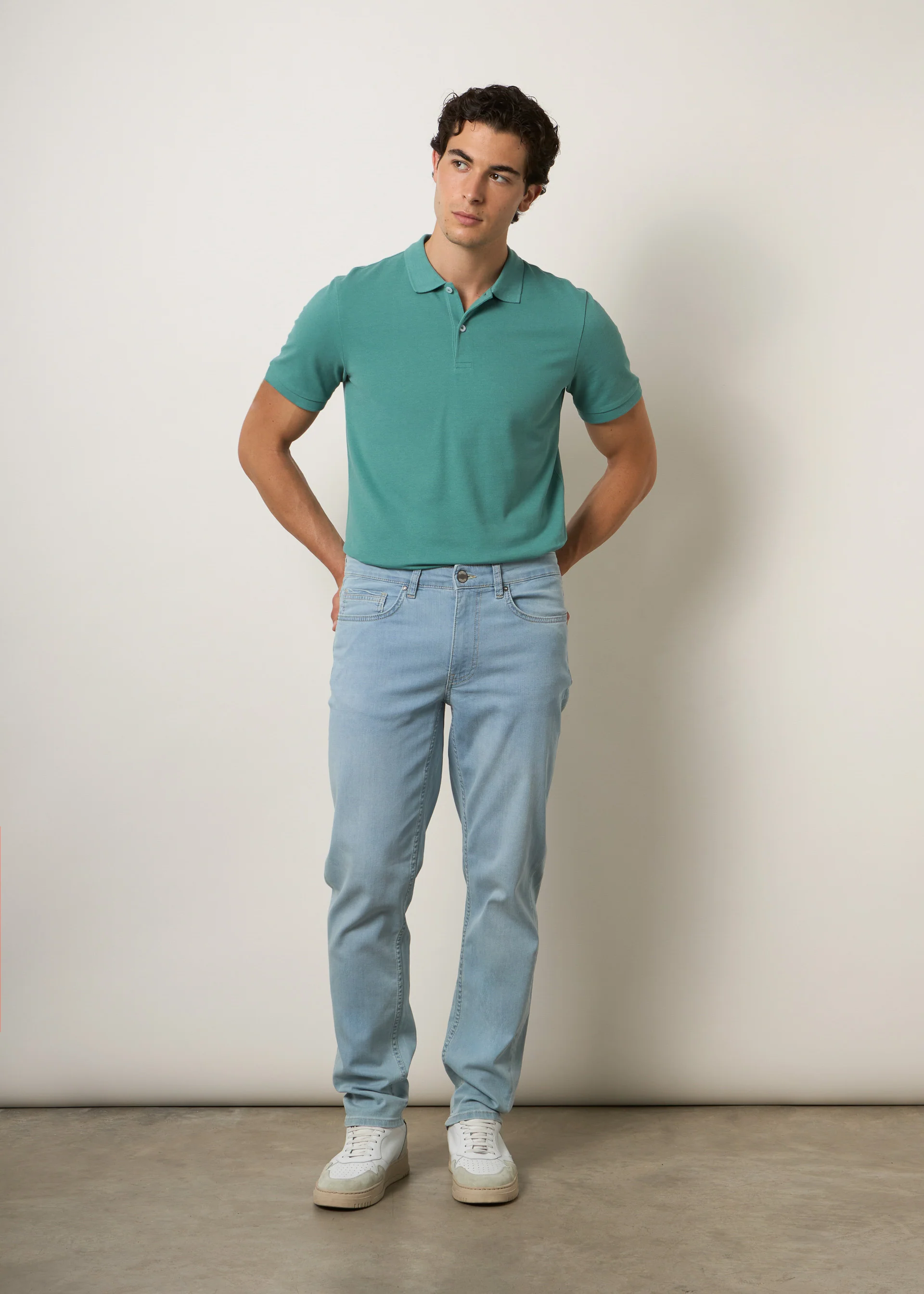 Polo basic in puro cotone - Image 9
