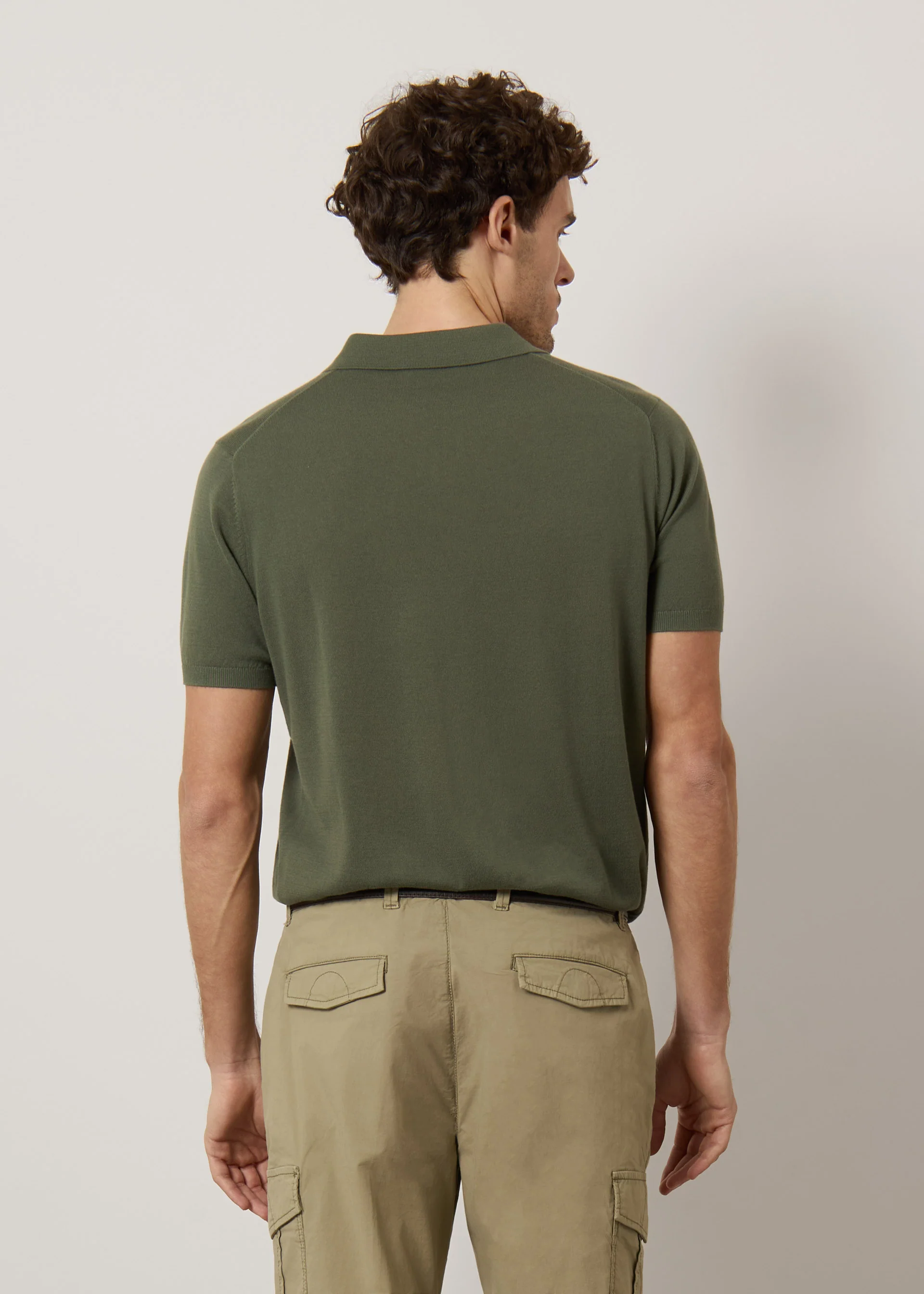 Polo in maglia di puro cotone - Image 3
