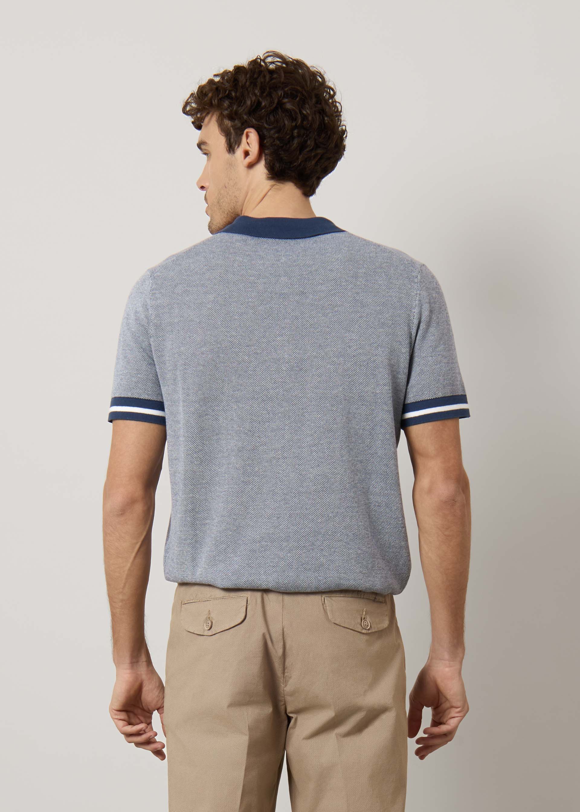 Polo in maglia di puro cotone - Image 4