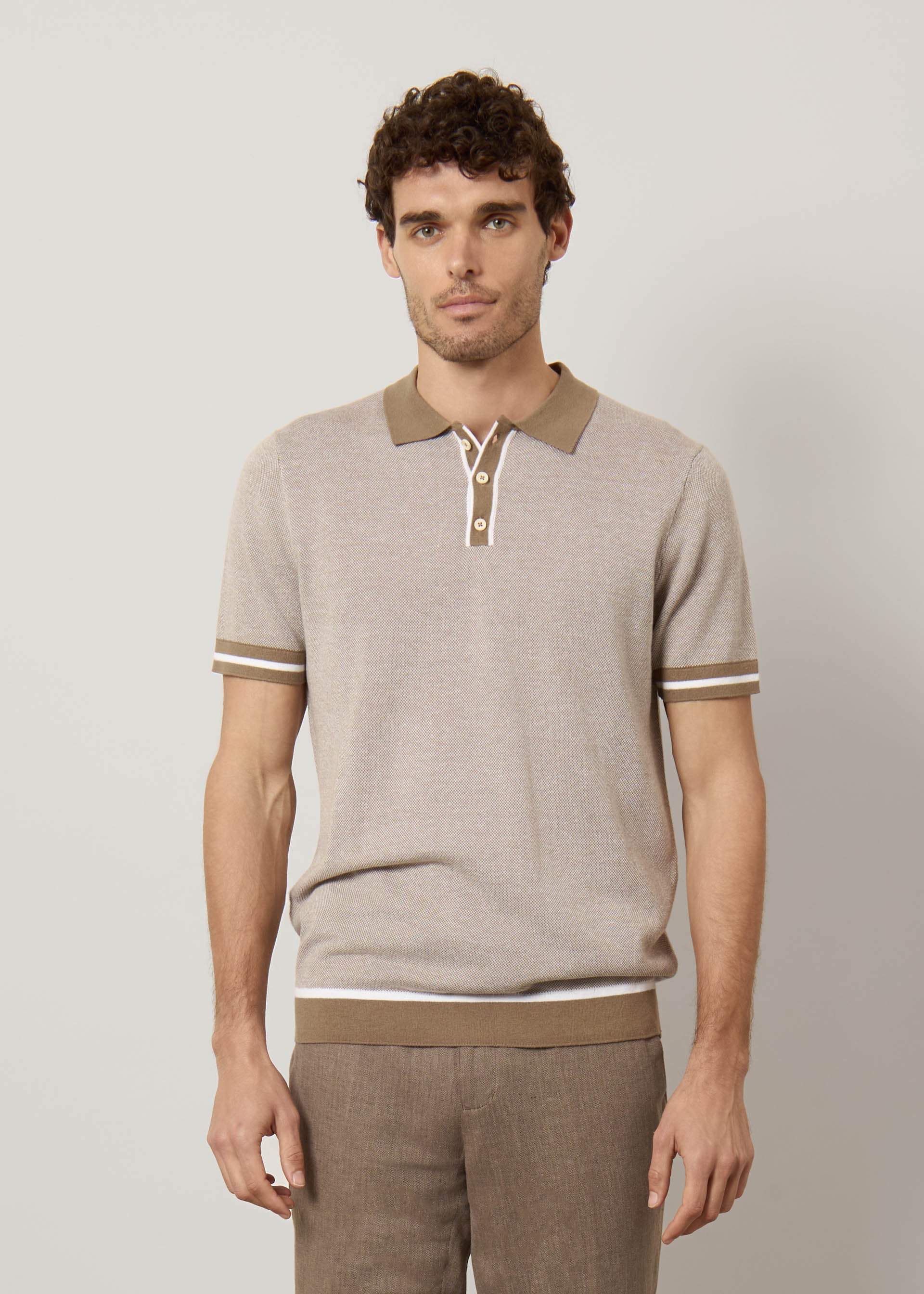 Polo in maglia di puro cotone - Image 7