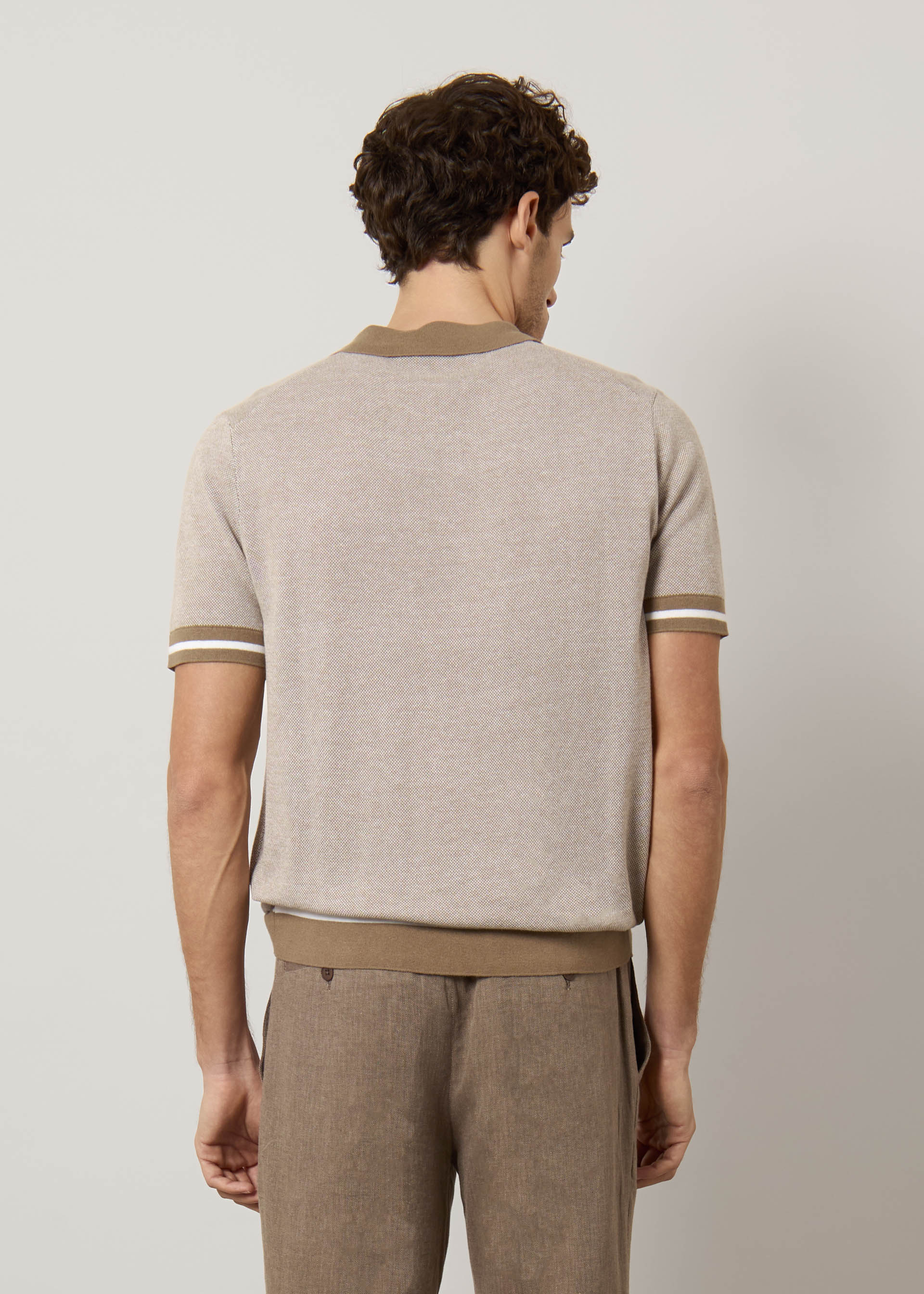 Polo in maglia di puro cotone - Image 8