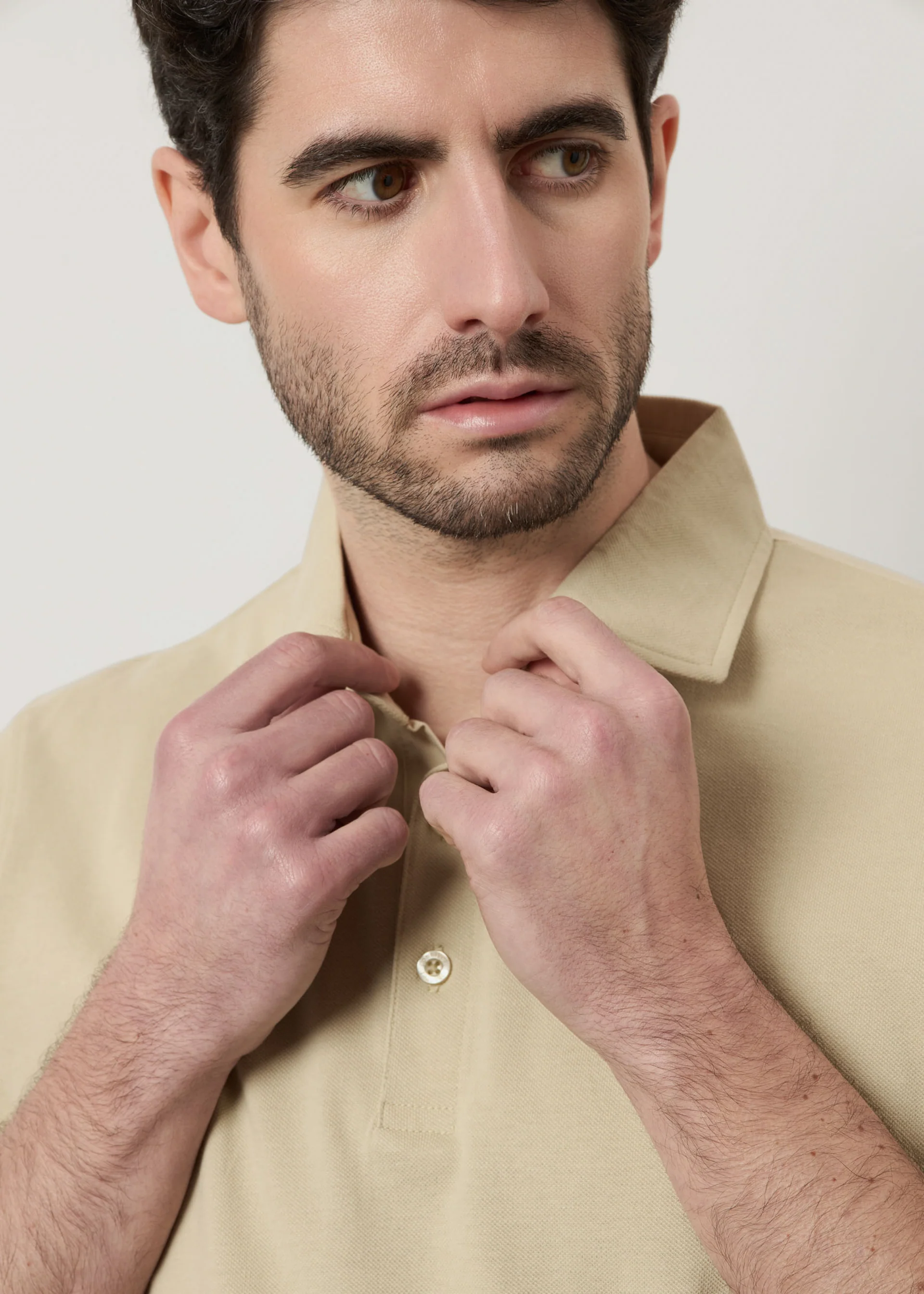 Polo in piquet collo camicia - Image 32