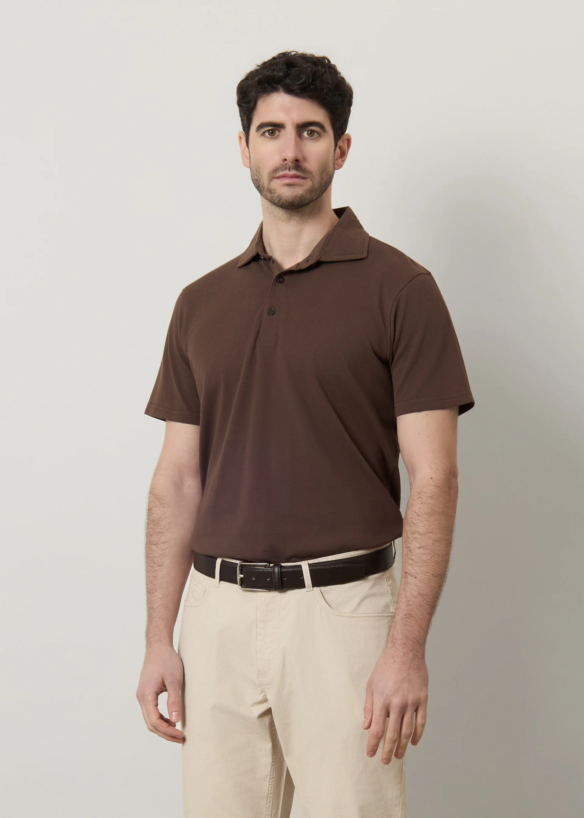 Polo in piquet collo camicia - Image 7
