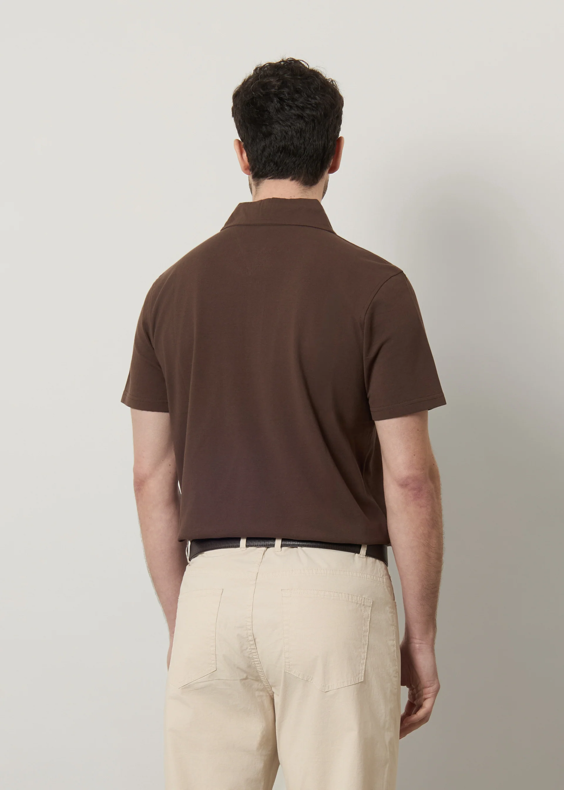 Polo in piquet collo camicia - Image 8
