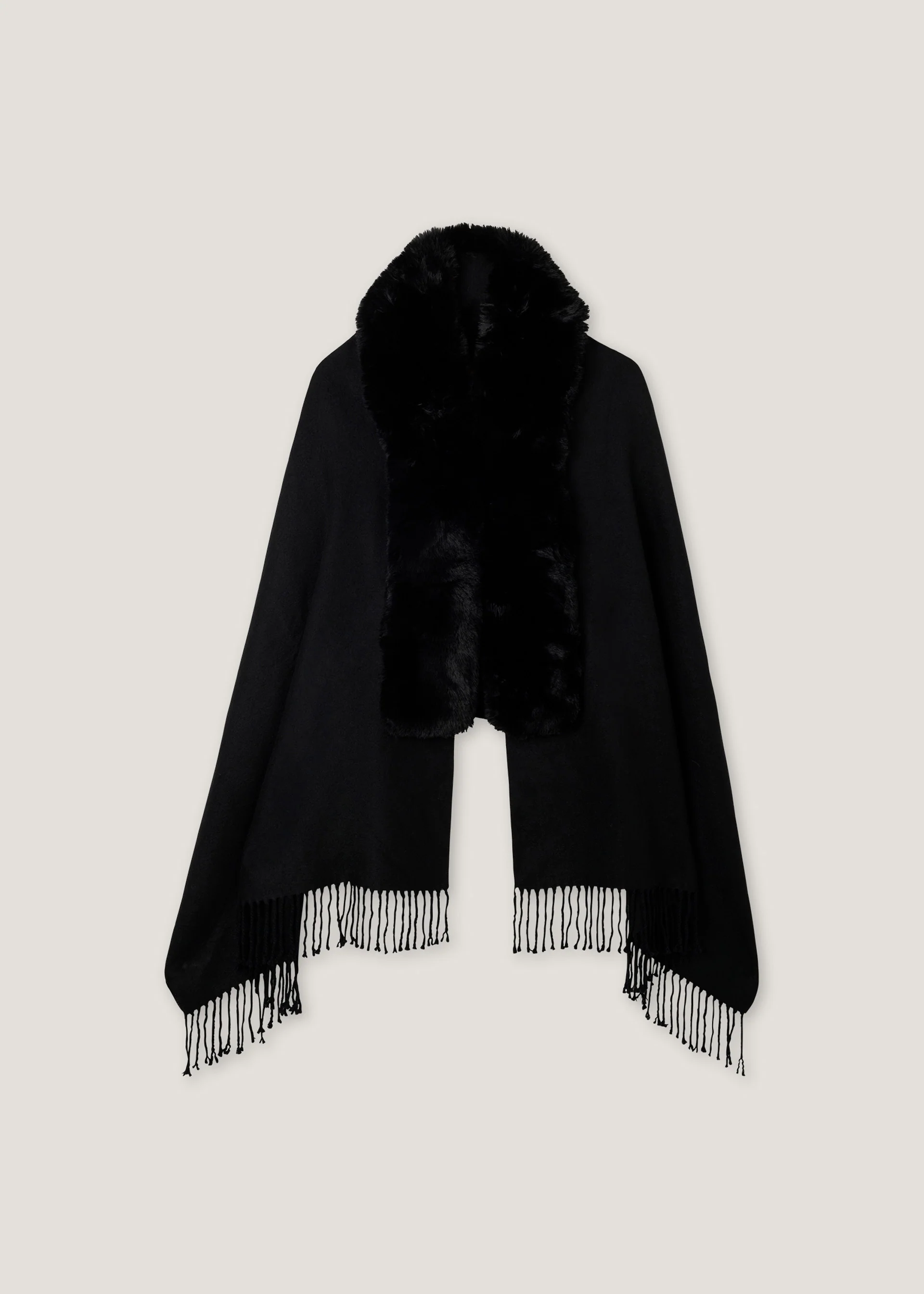 Poncho con frange - Image 4
