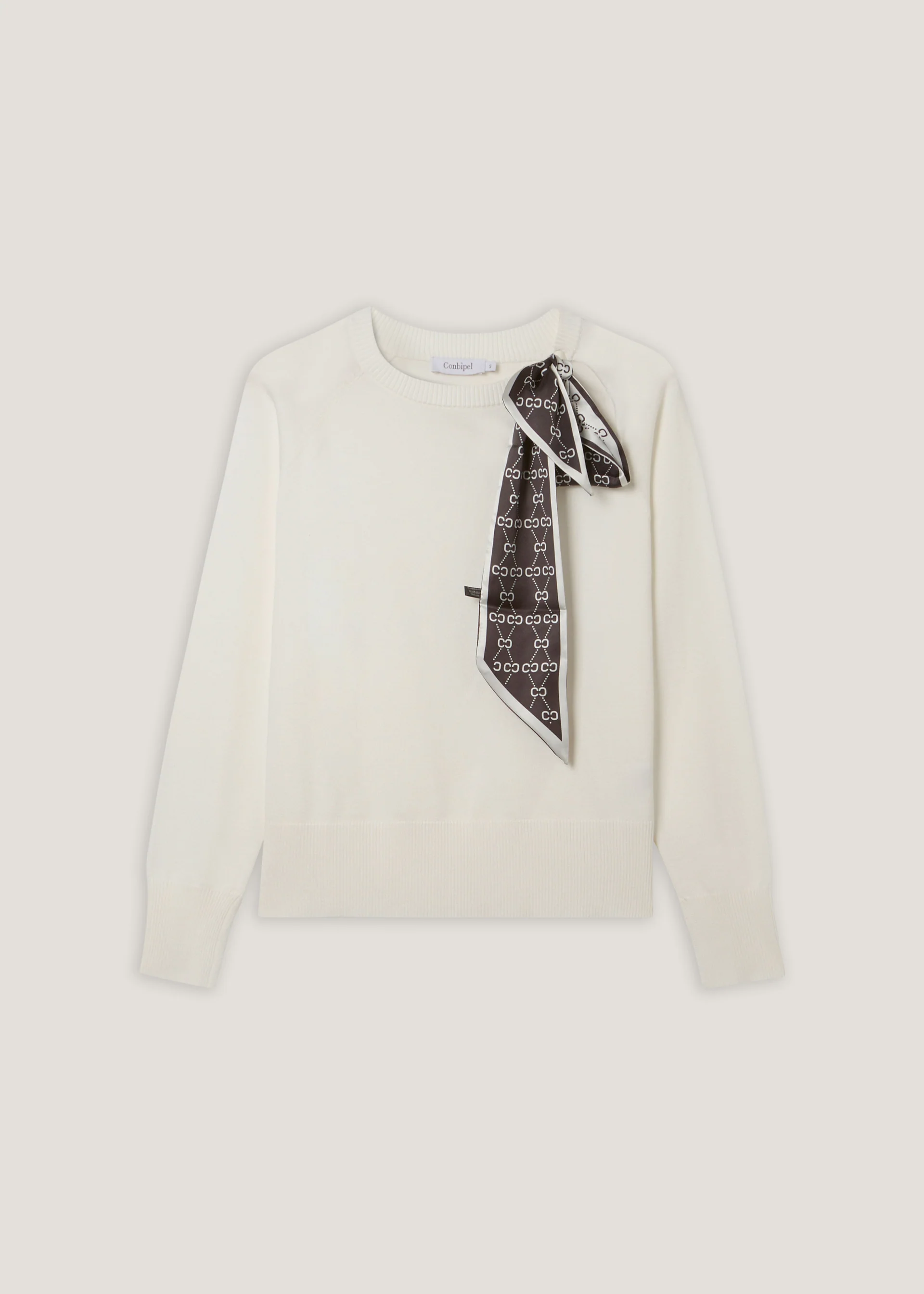 Pullover con foulard - Image 10