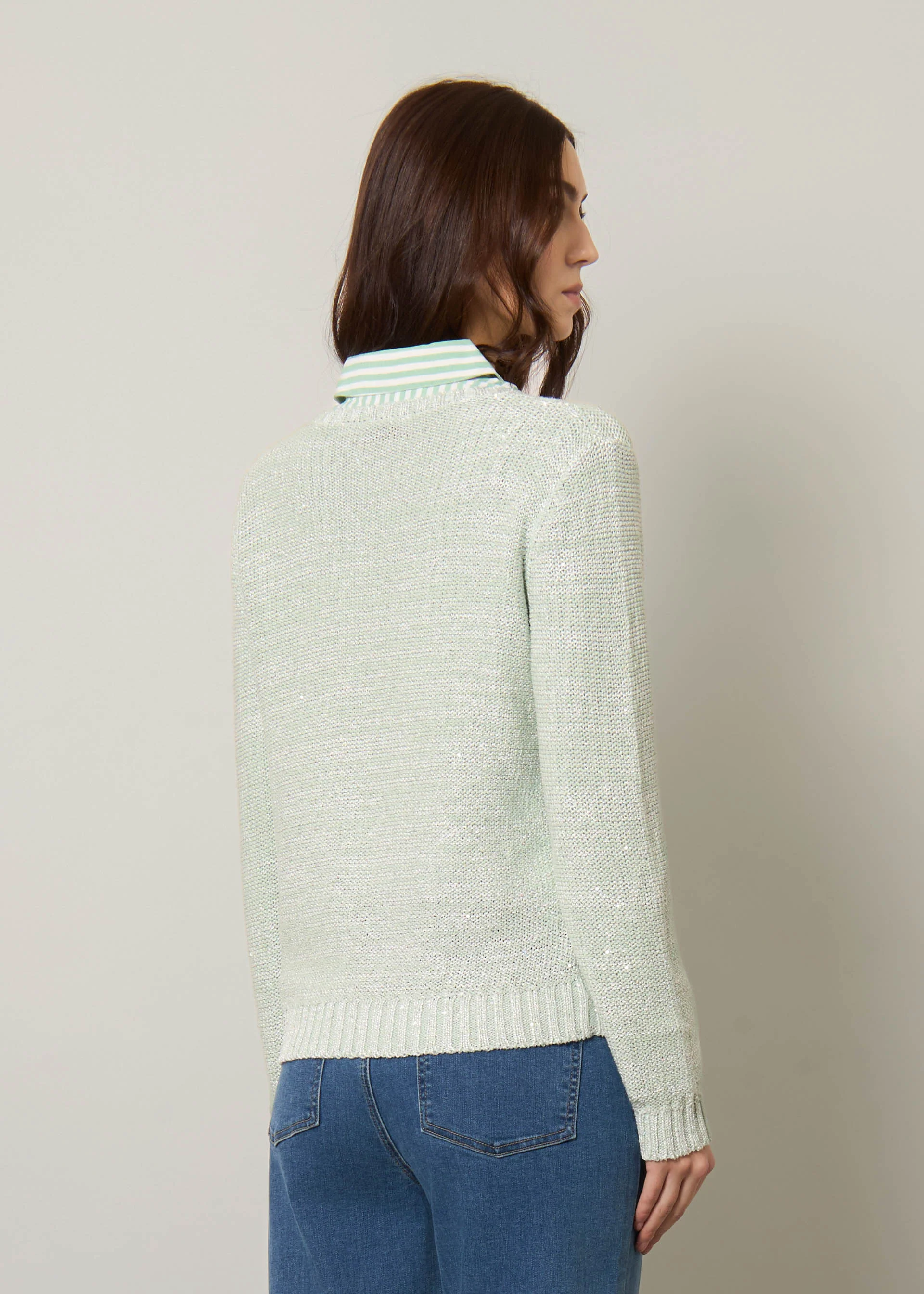 Pullover con paillettes - Image 3