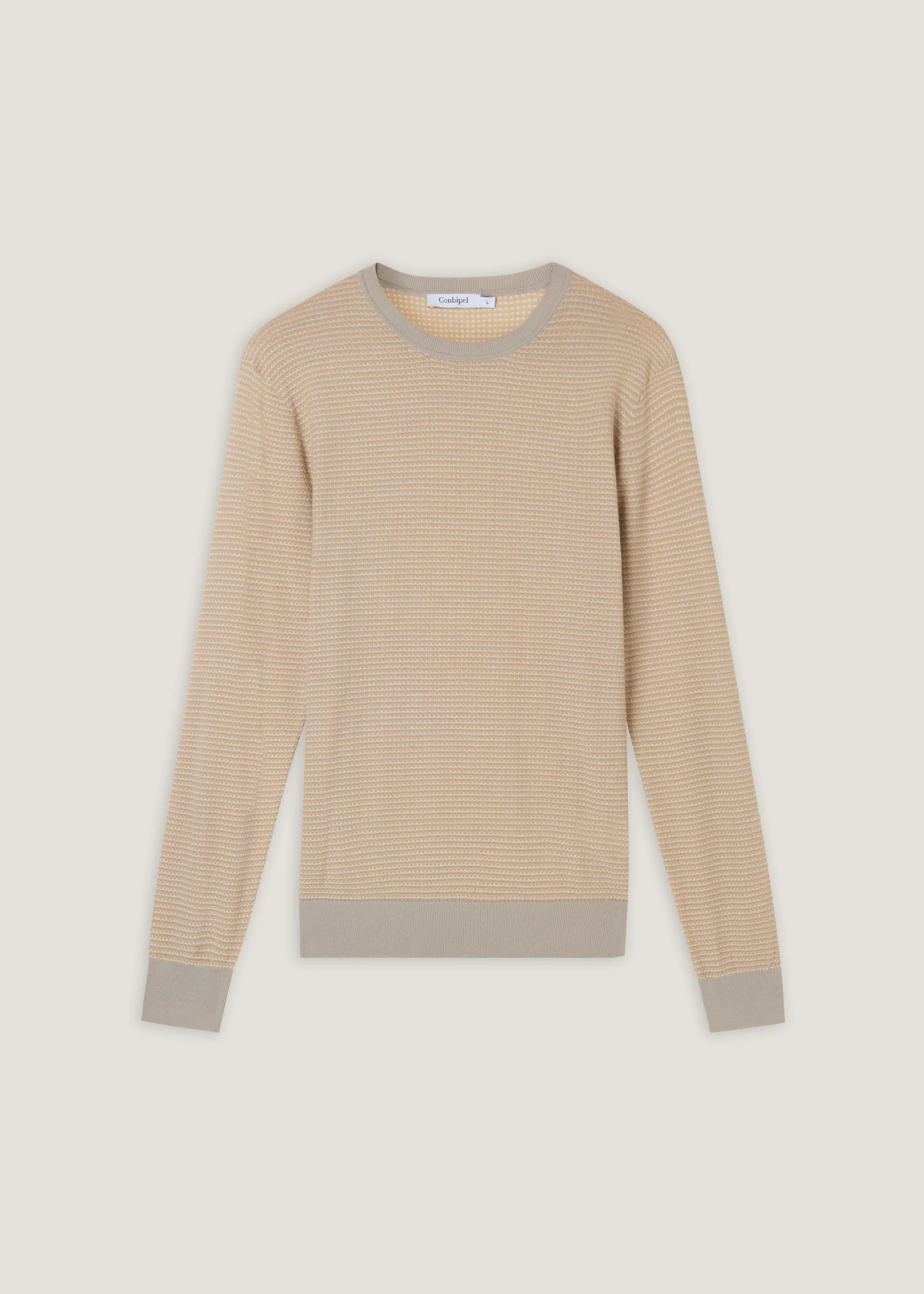 Pullover in cotone light microfantasia - Image 5