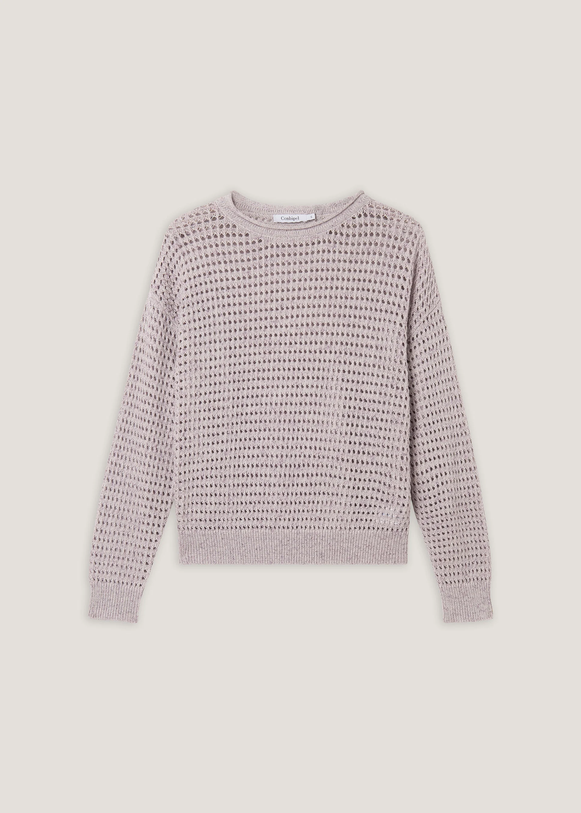 Pullover in cotone traforato - Image 5