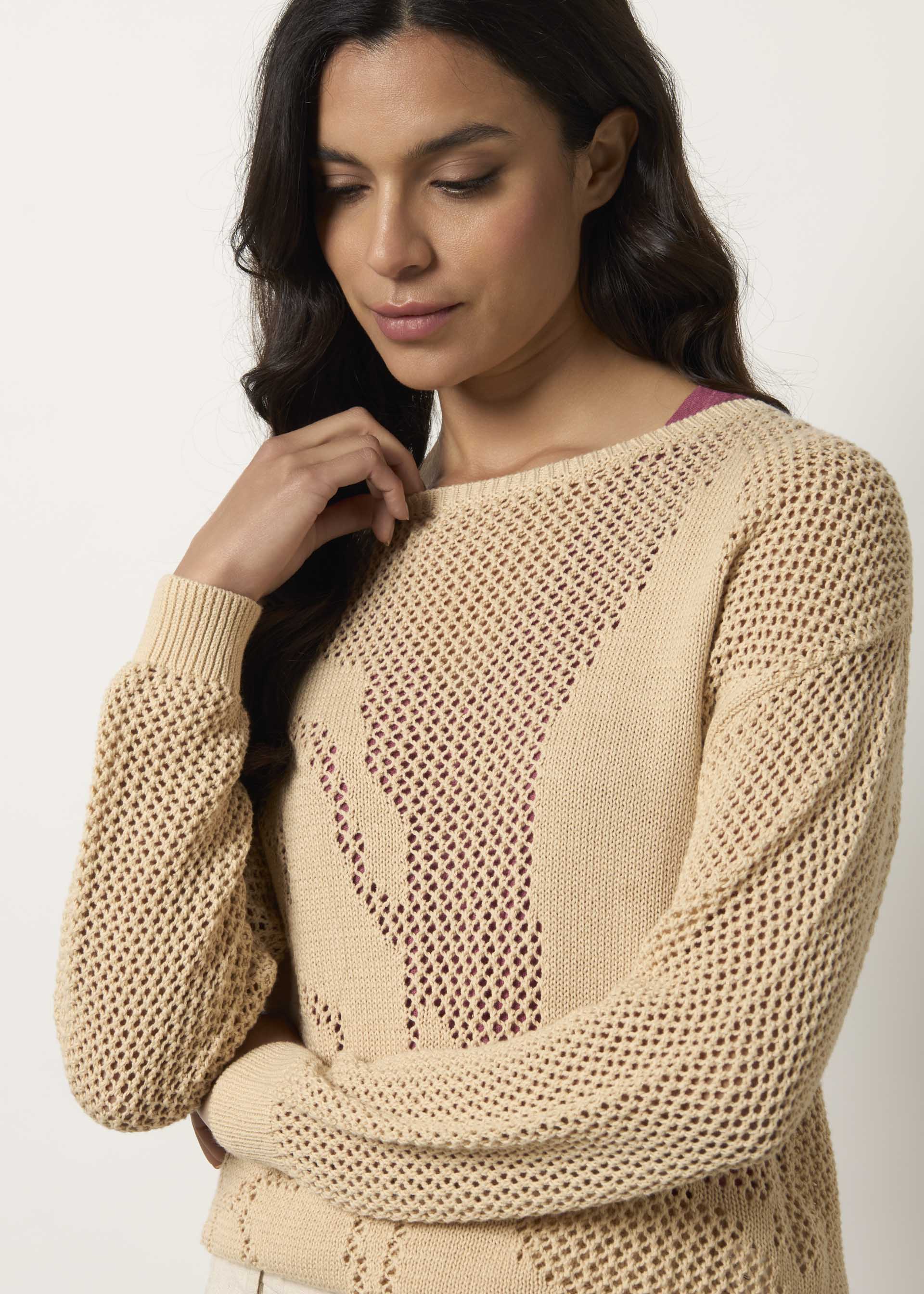 Pullover in maglia a rete - Image 4