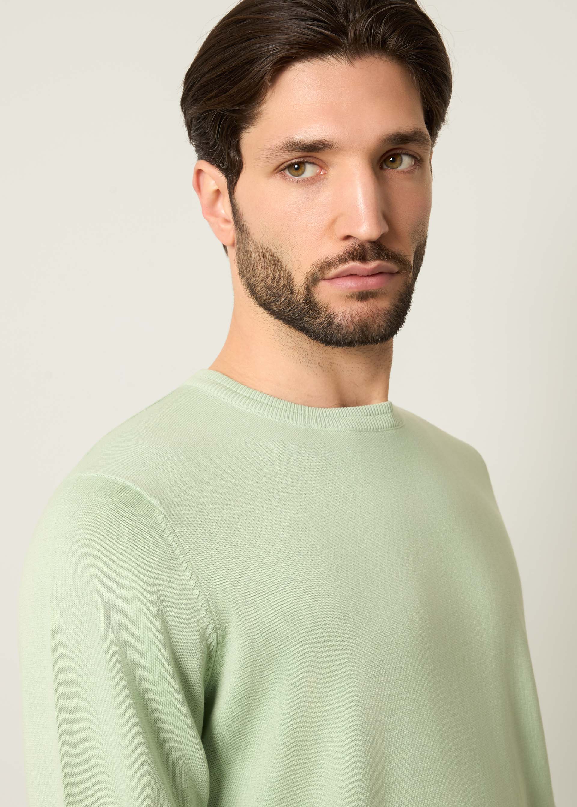 Pullover in puro cotone stone wash - Image 14