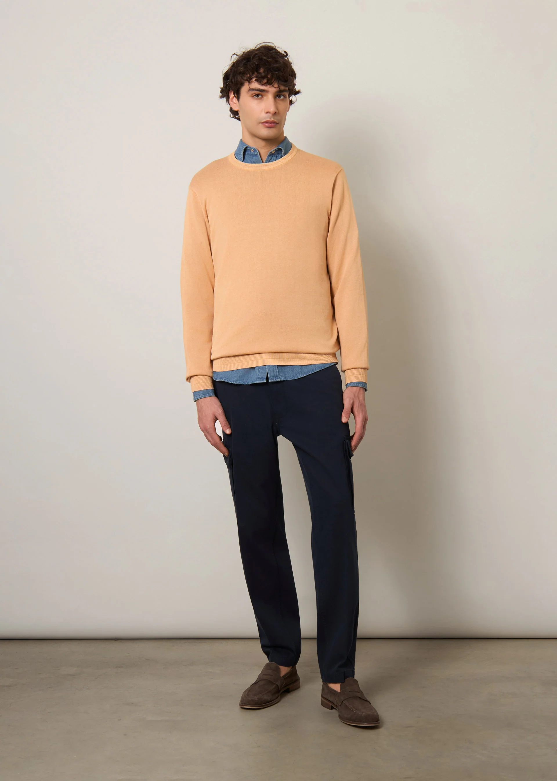 Pullover in puro cotone stone wash - Image 27