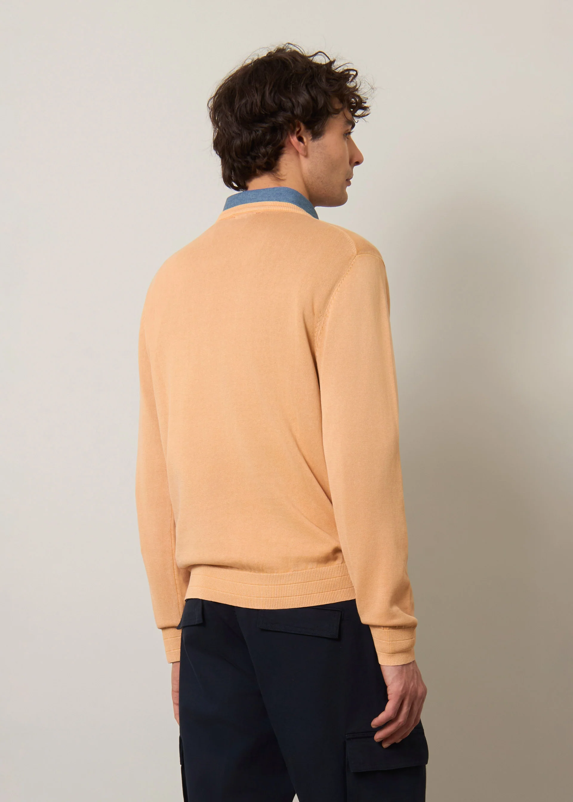 Pullover in puro cotone stone wash - Image 28