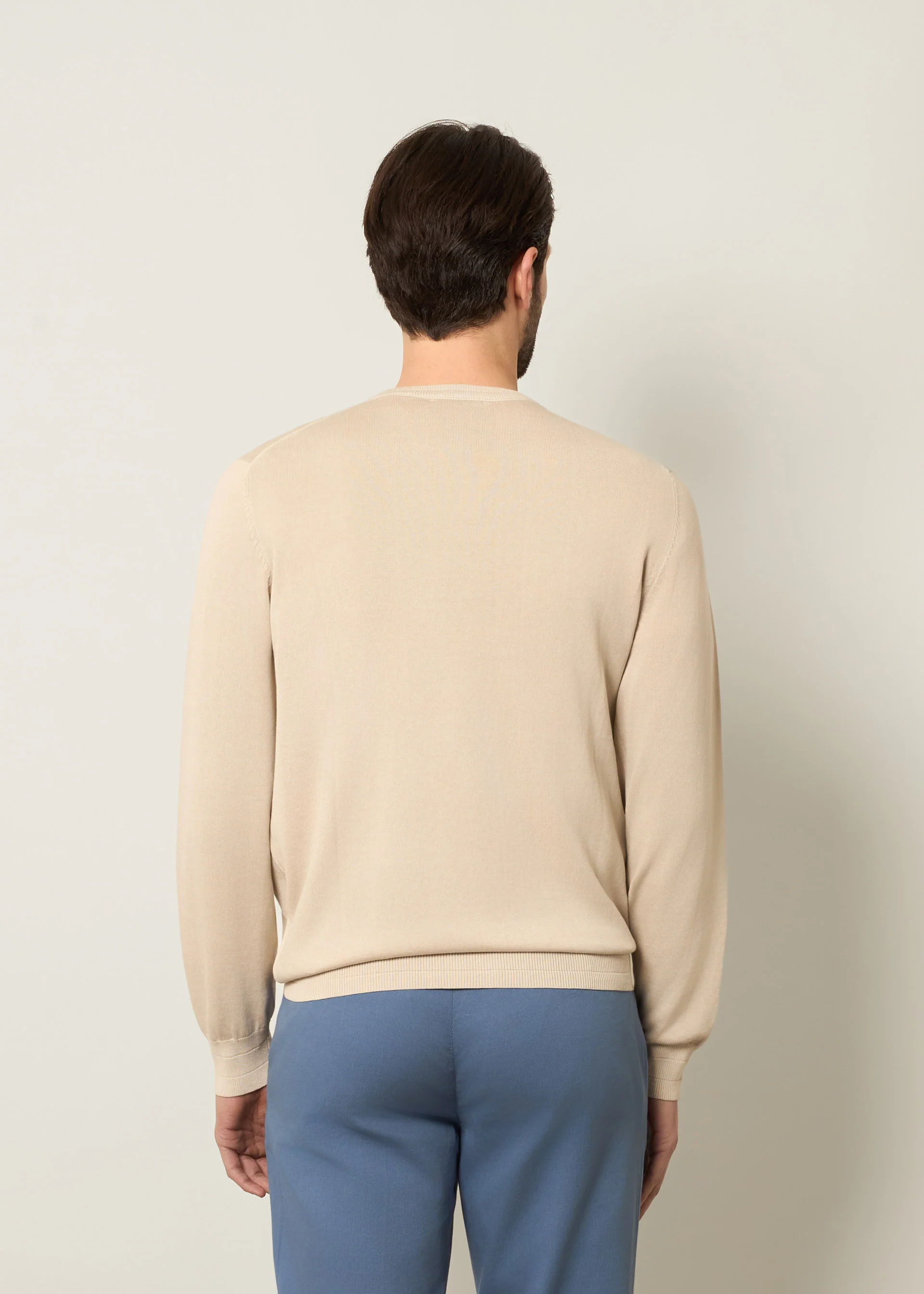 Pullover in puro cotone stone wash - Image 3