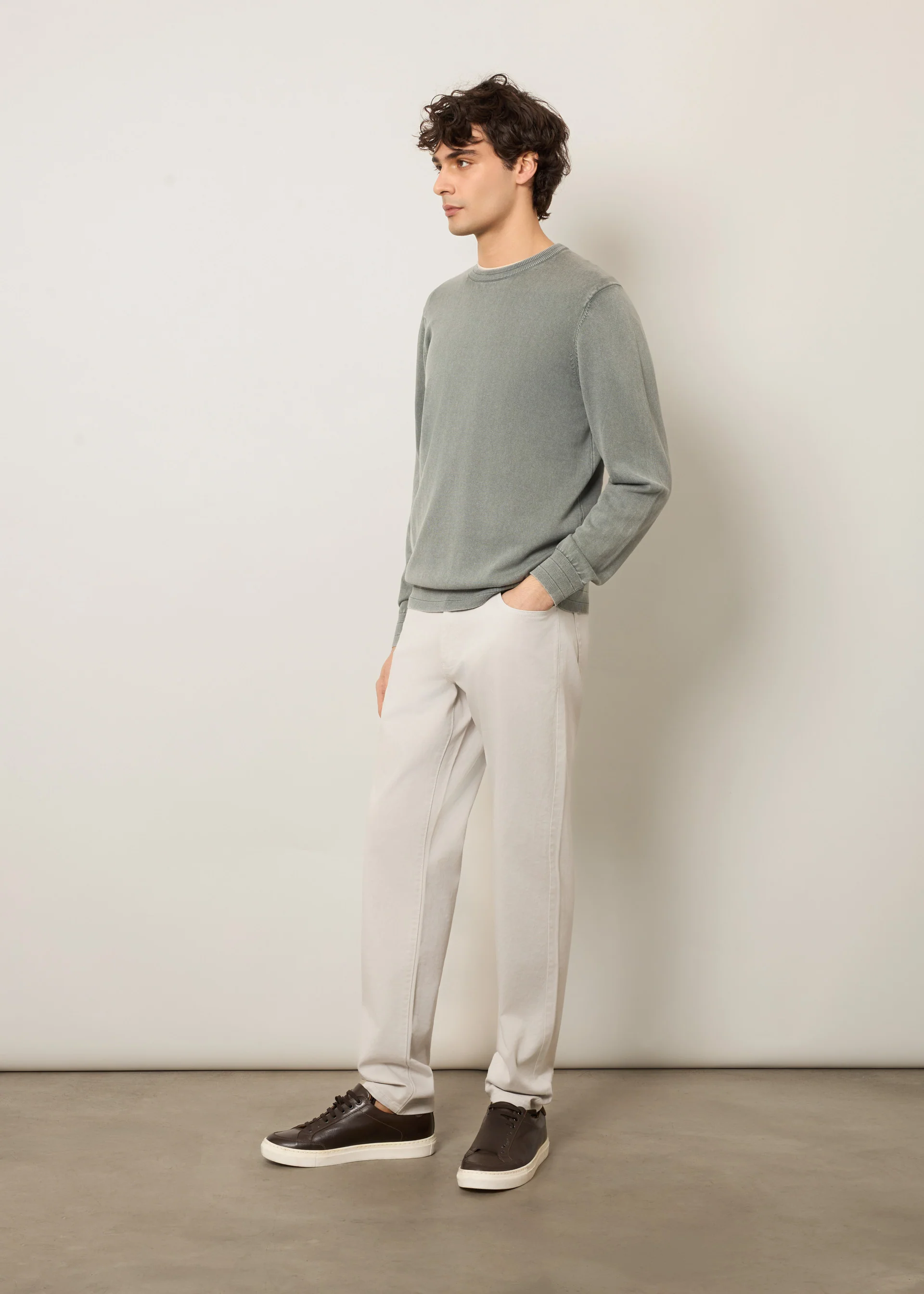 Pullover in puro cotone stone wash - Image 31