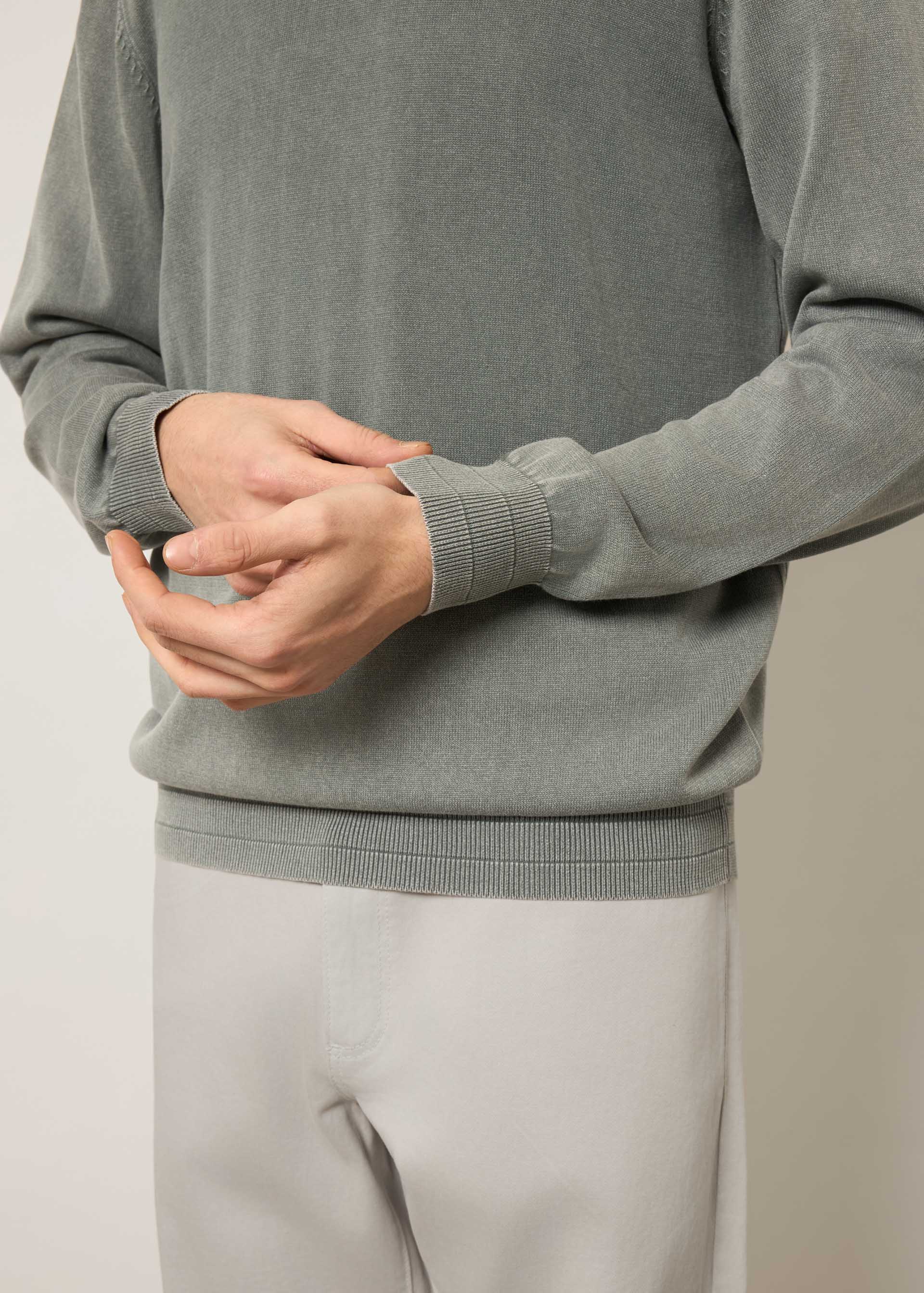 Pullover in puro cotone stone wash - Image 34