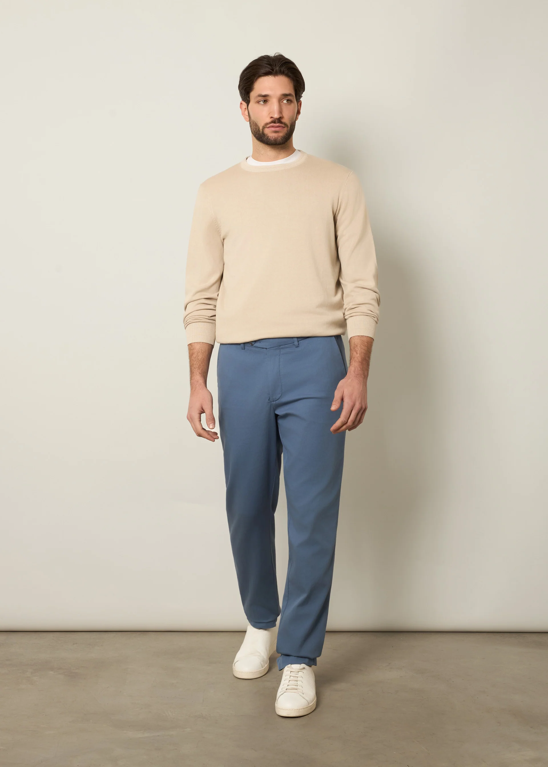 Pullover in puro cotone stone wash - Image 4