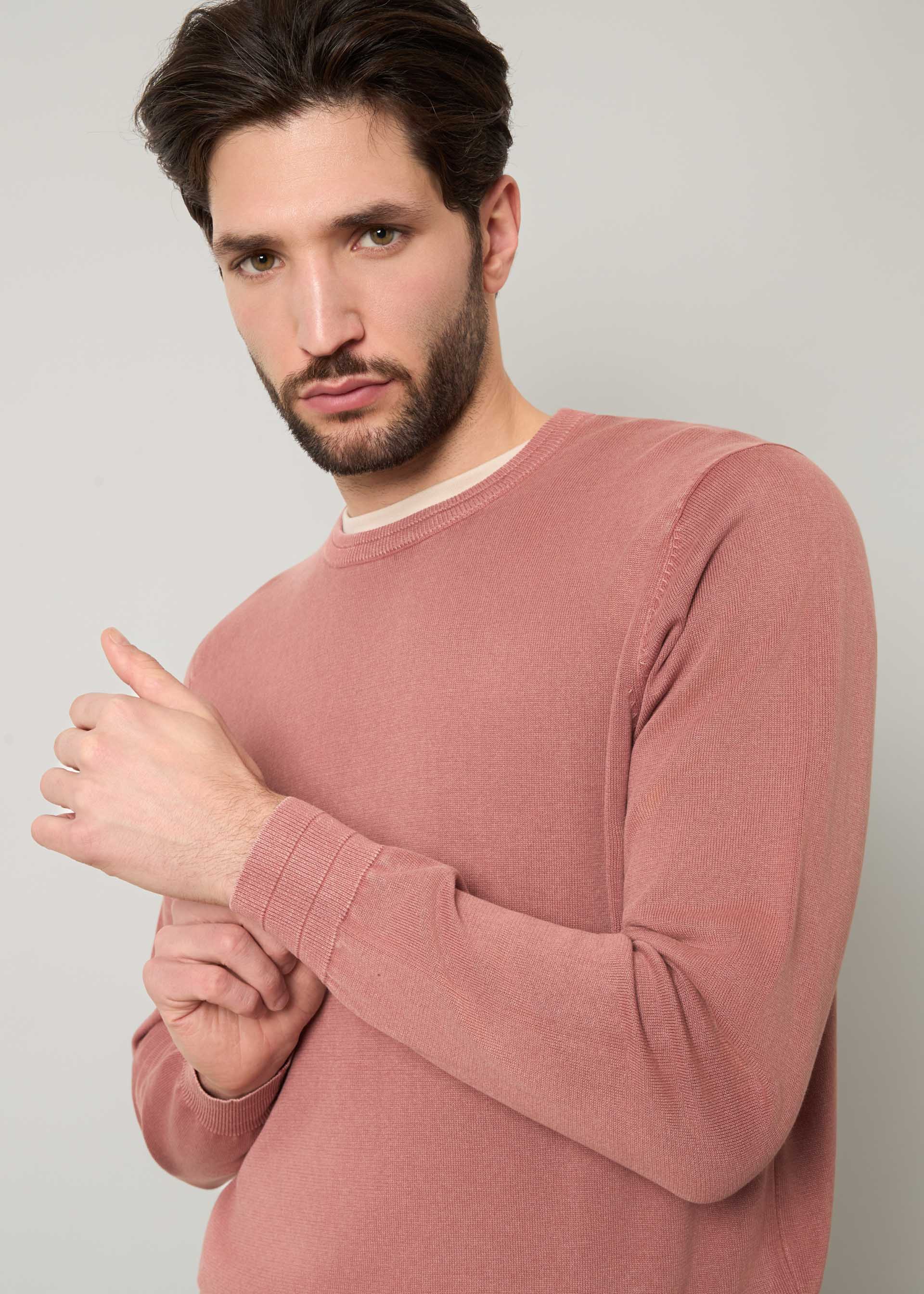 Pullover in puro cotone stone wash - Image 6