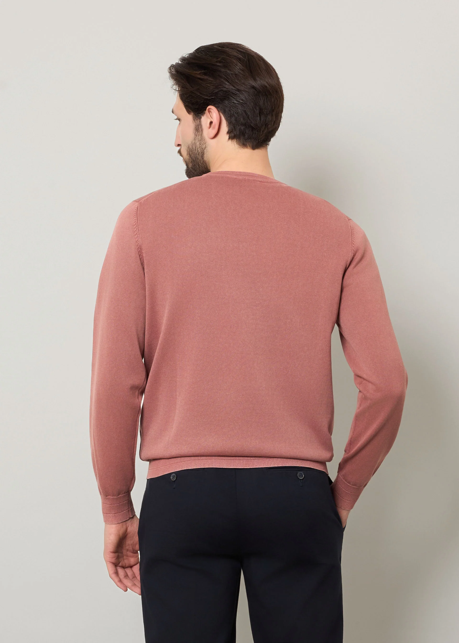 Pullover in puro cotone stone wash - Image 8