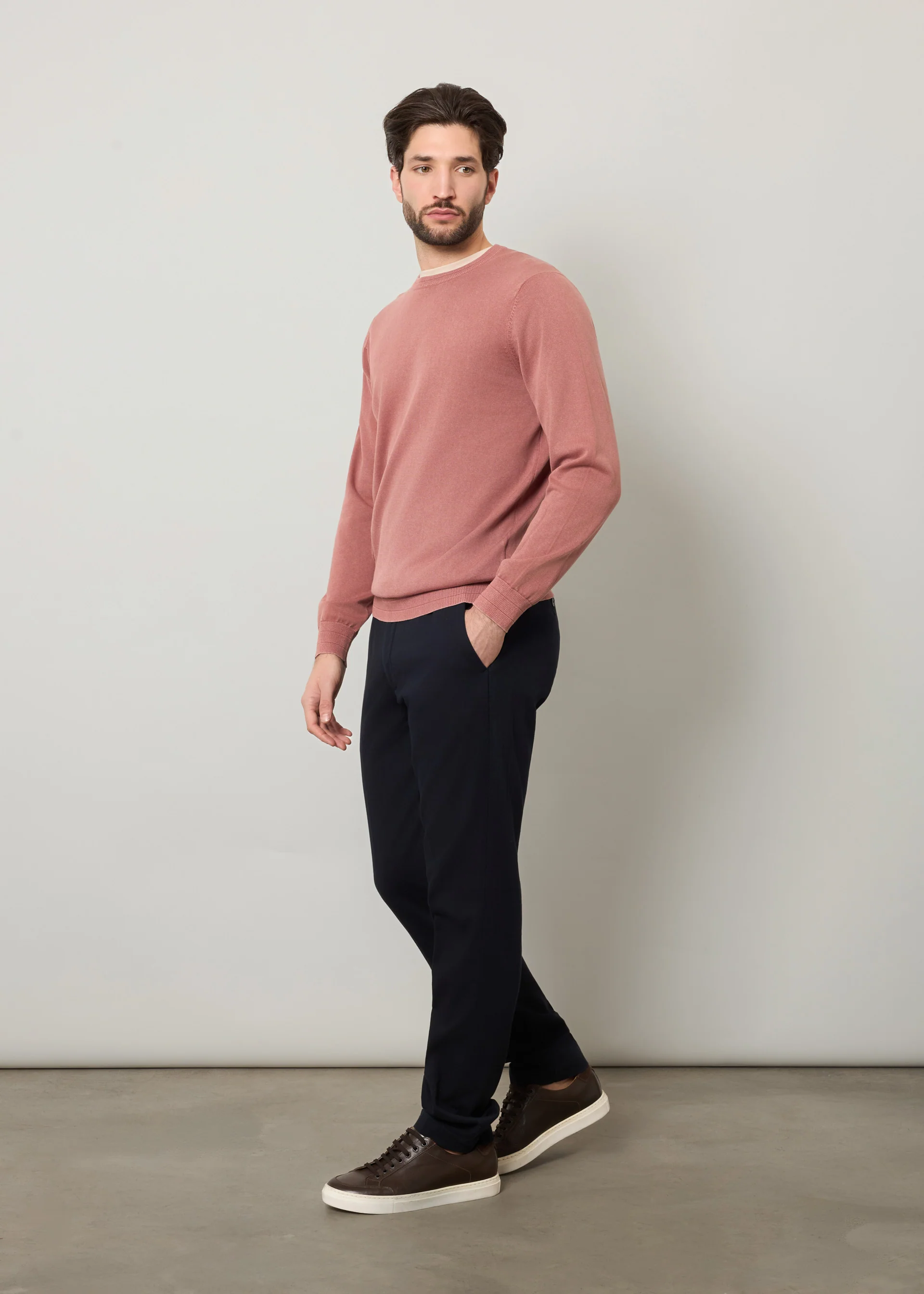 Pullover in puro cotone stone wash - Image 9