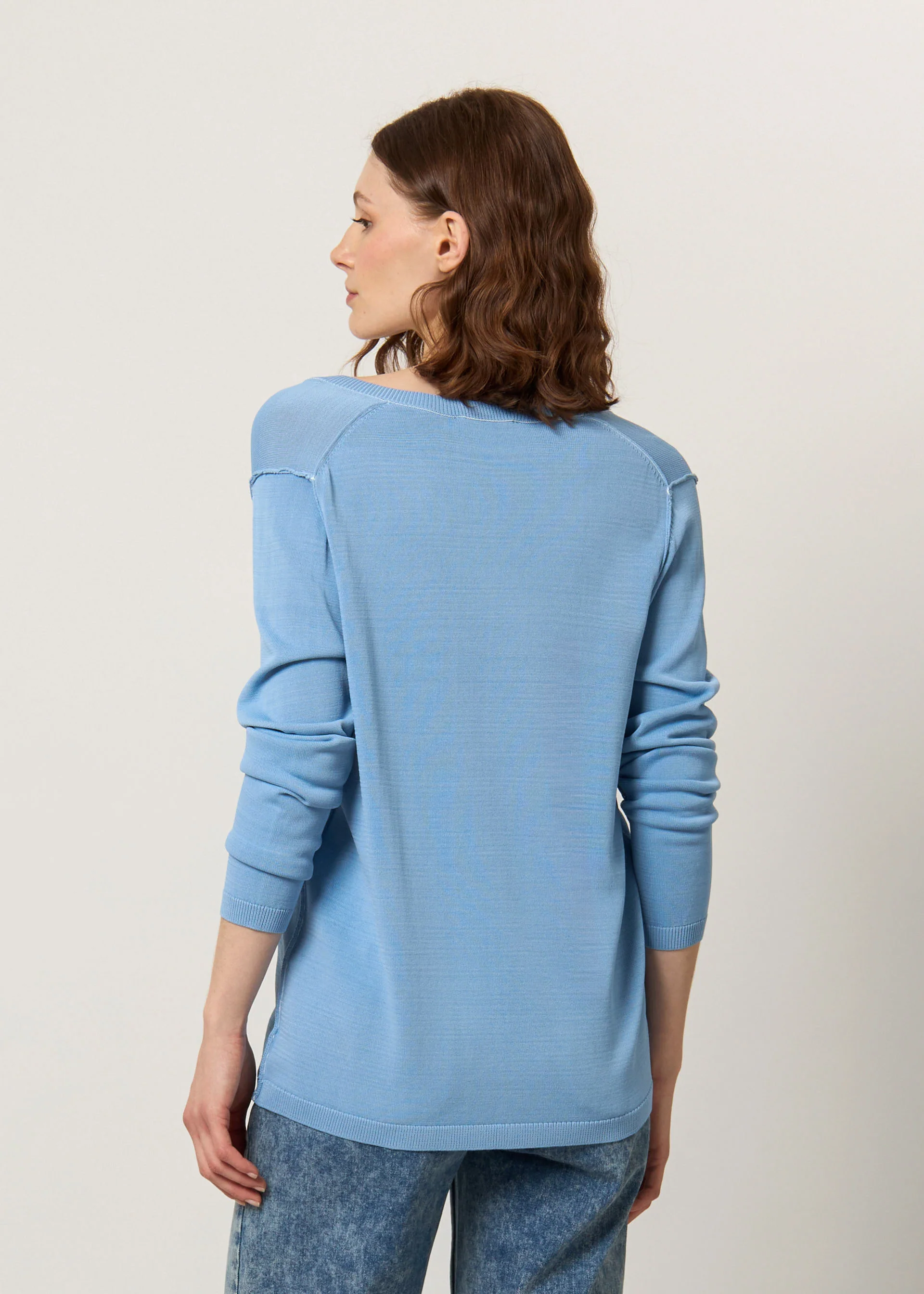 Pullover scollo a V - Image 3