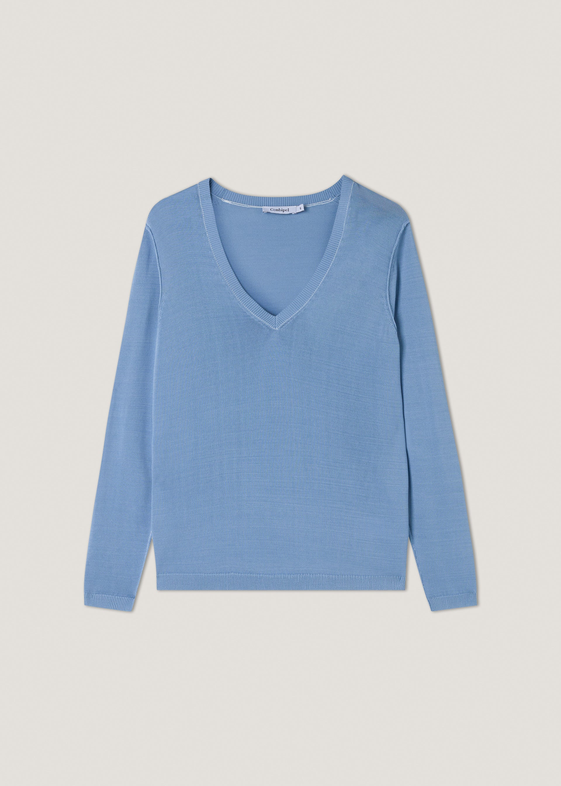 Pullover scollo a V - Image 5