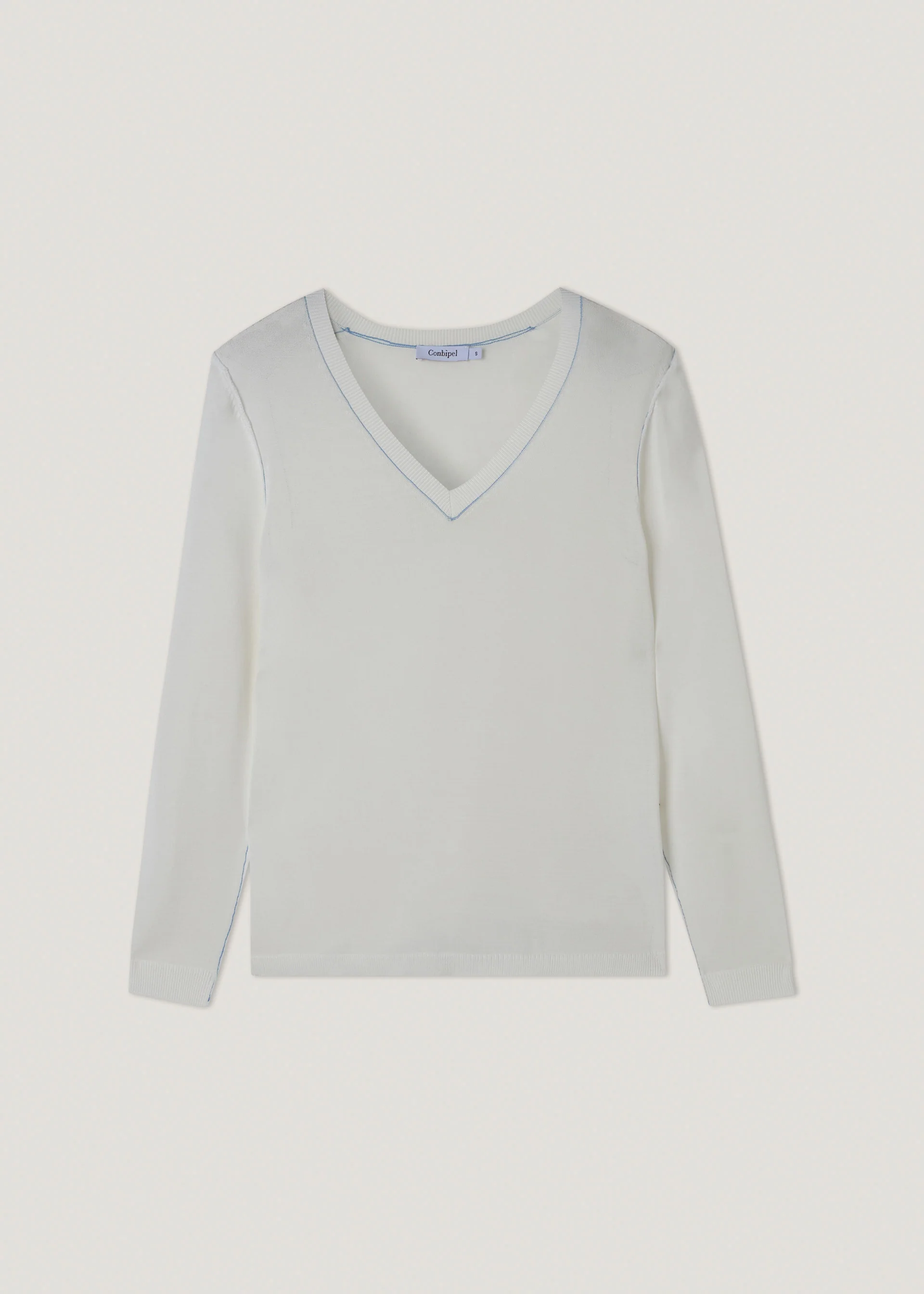 Pullover scollo a V - Image 6