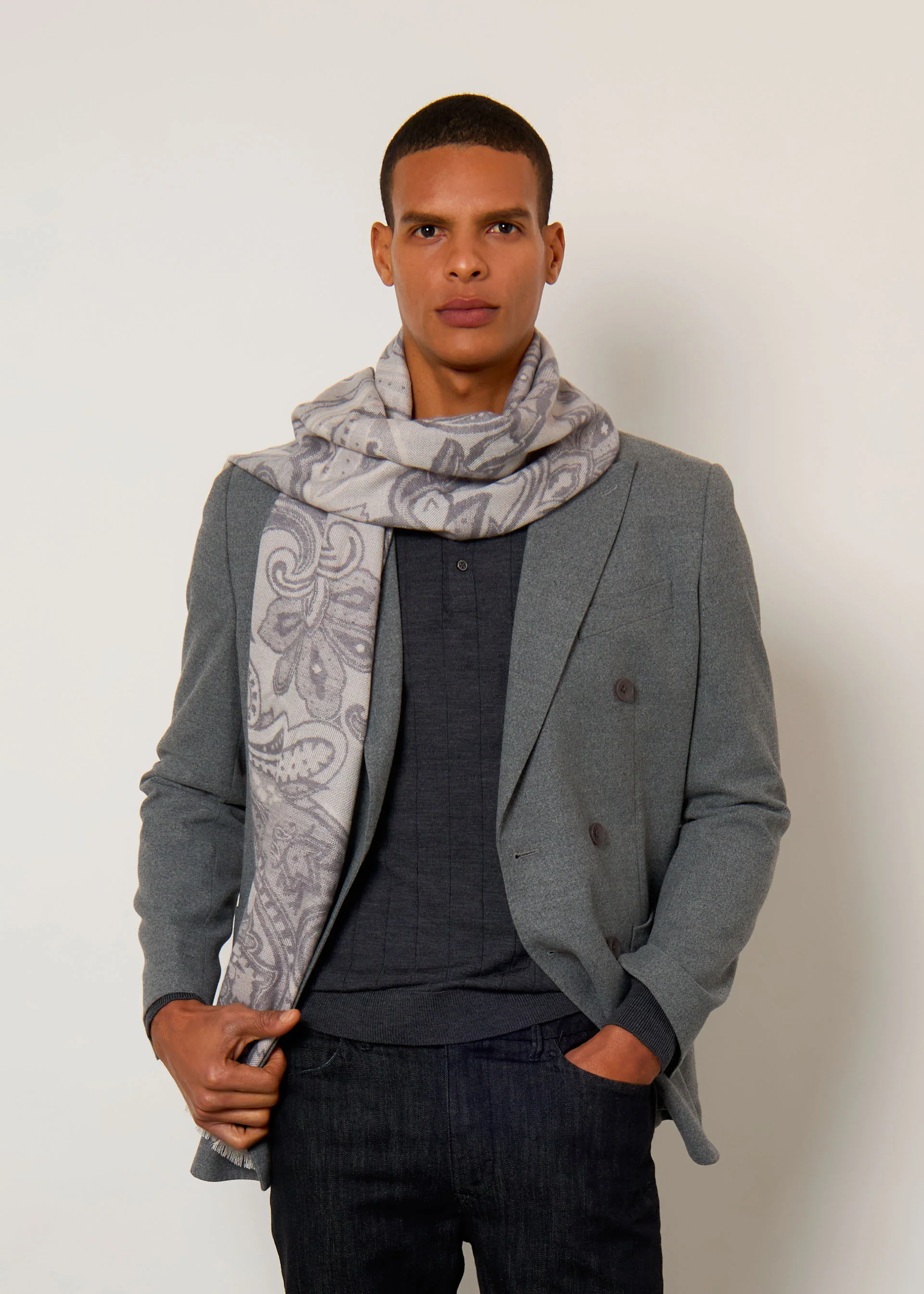 Sciarpa jacquard