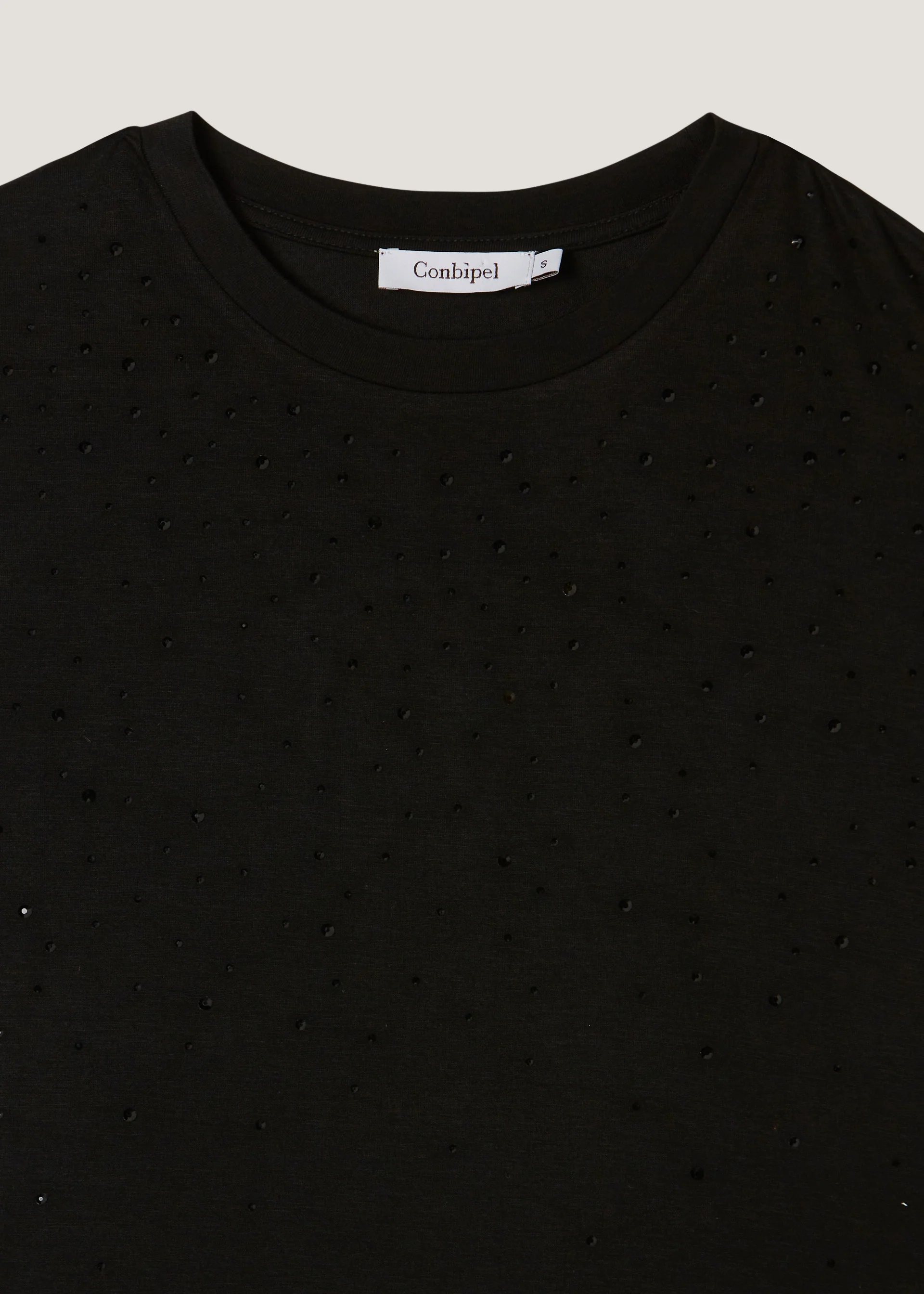 T-shirt boxy con strass - Image 3