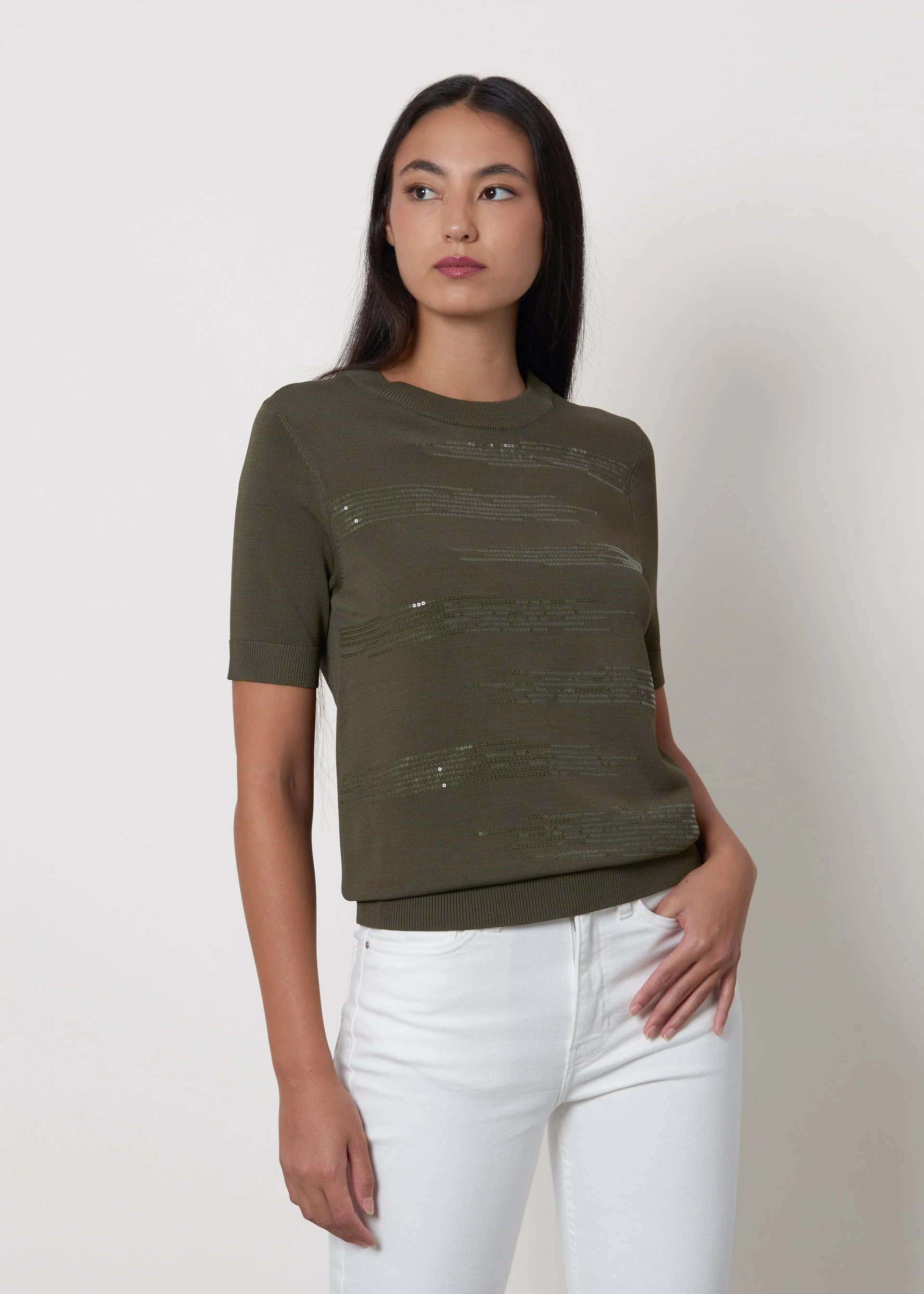 T-shirt con paillettes - Image 7