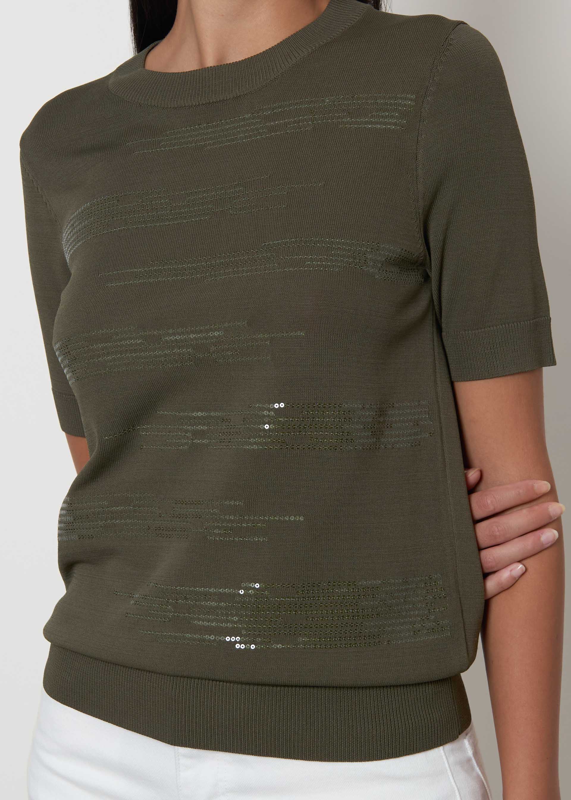 T-shirt con paillettes - Image 9