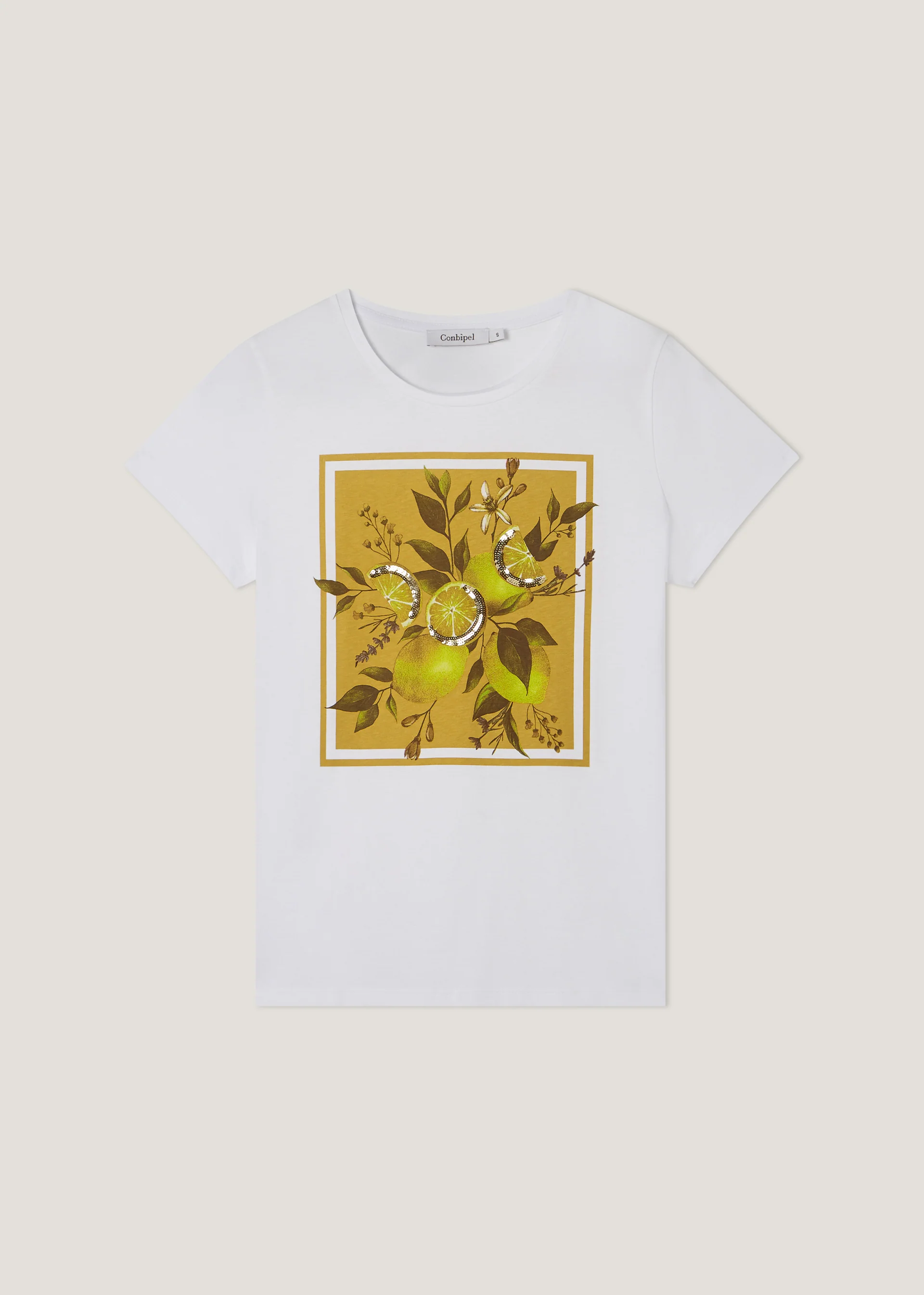 T-shirt con paillettes