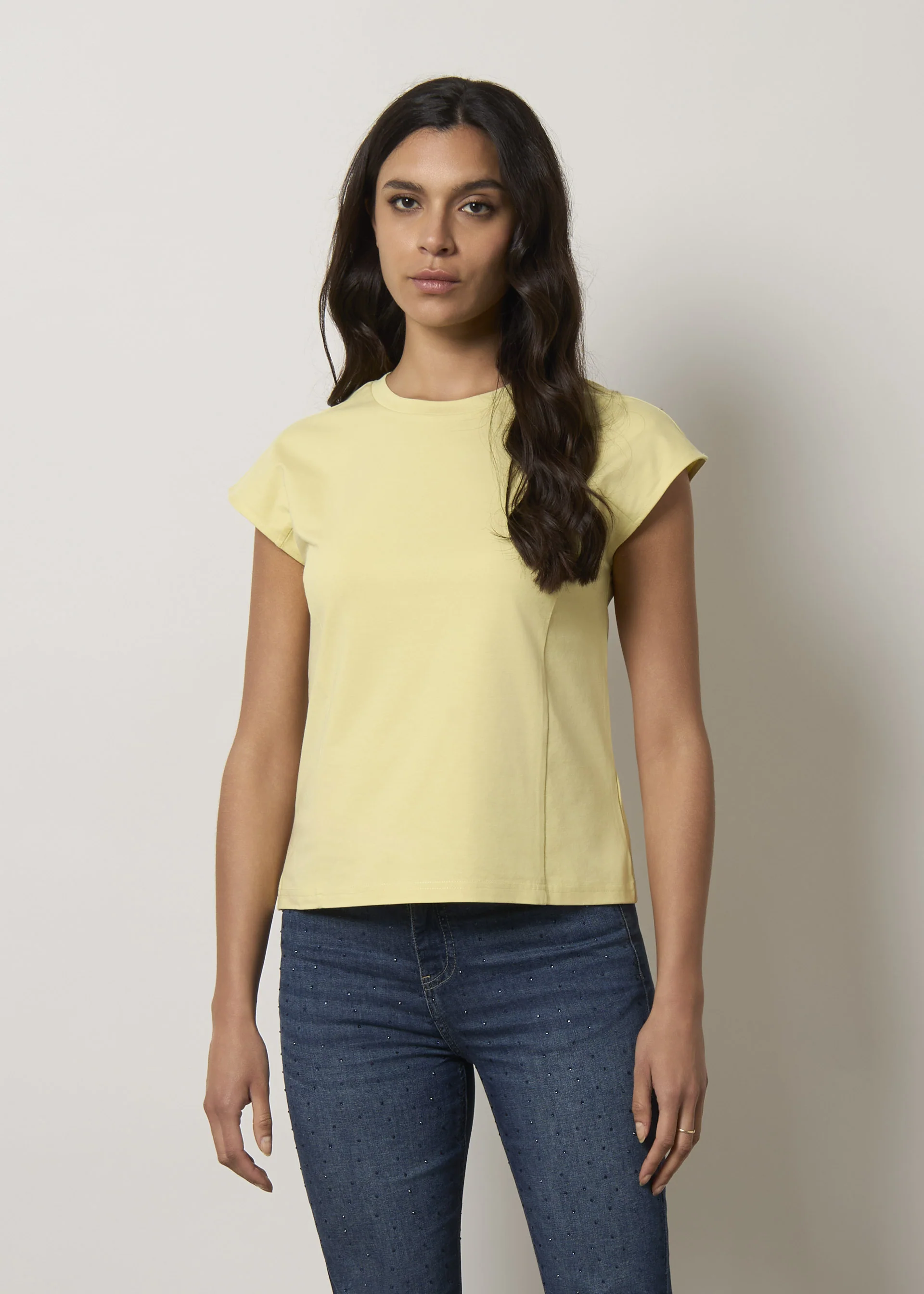 T-shirt in cotone maniche kimono - Image 3