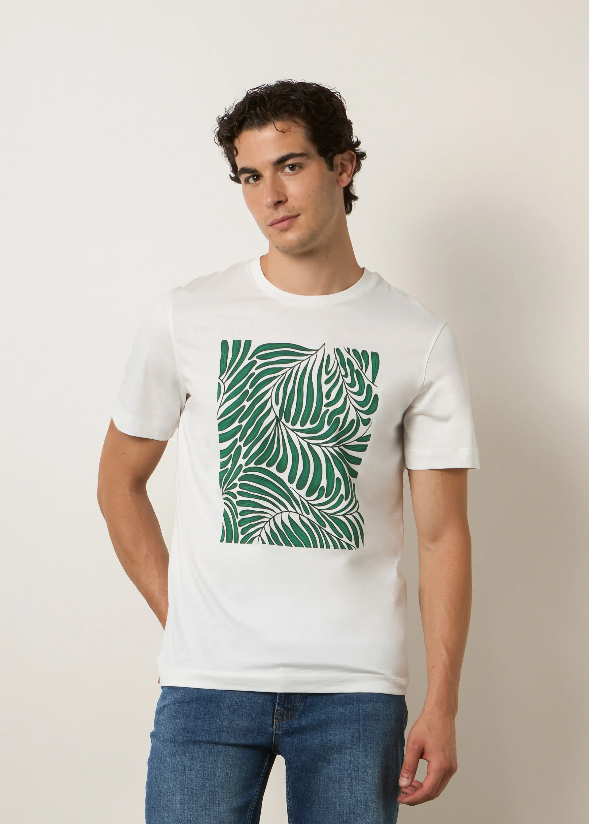 T-shirt in cotone stampata - Image 2