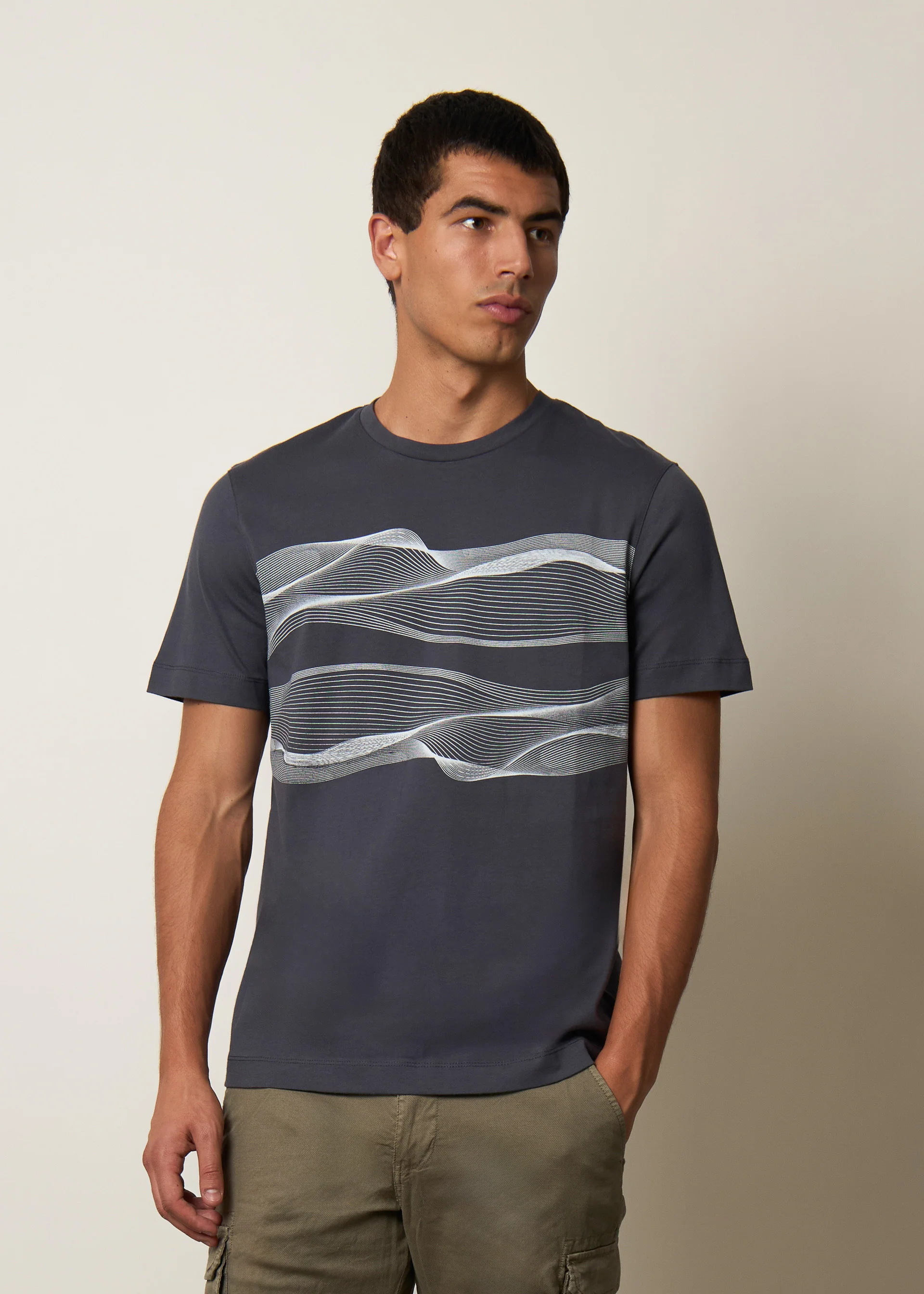T-shirt in cotone stampata - Image 2