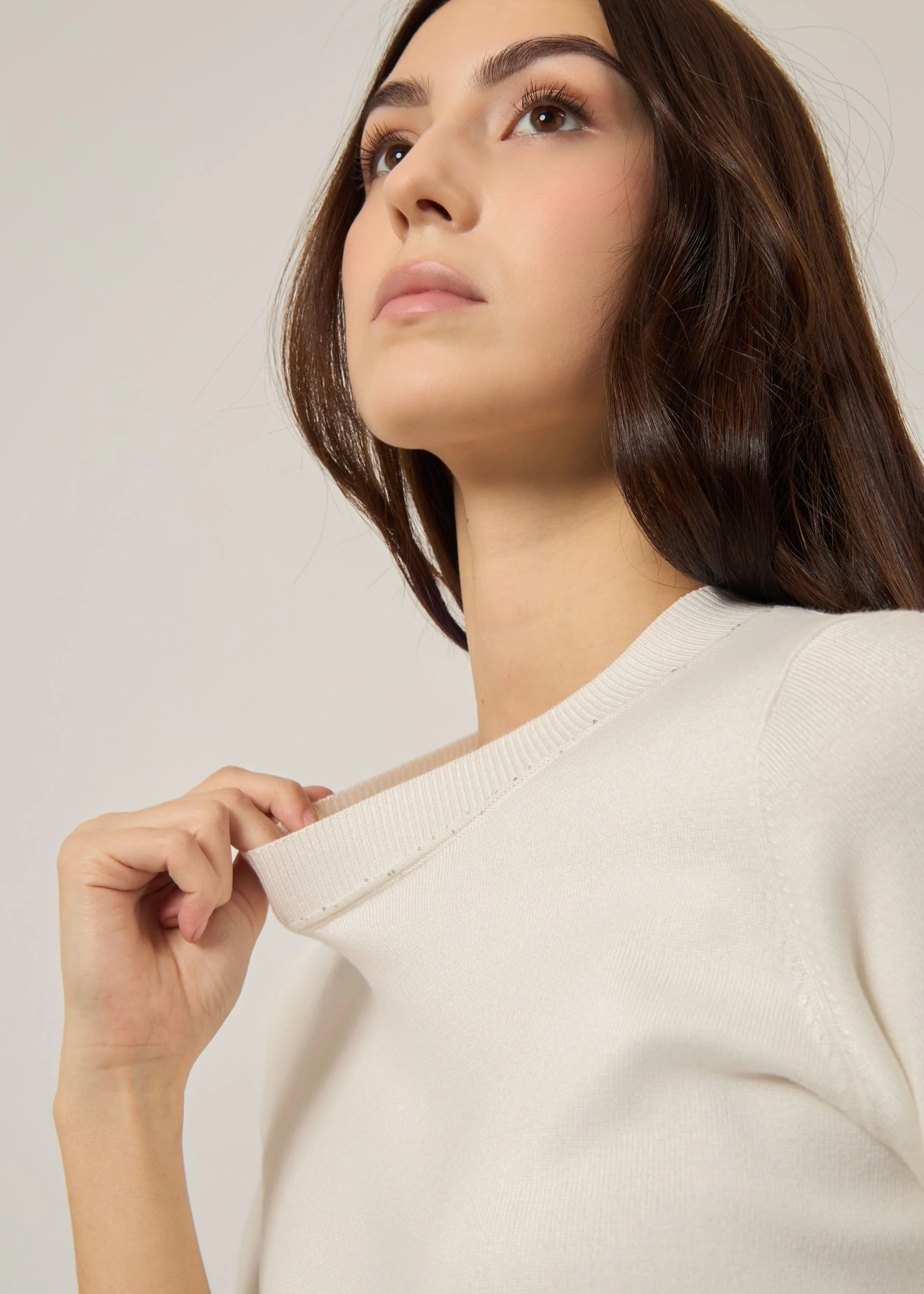 T-shirt in maglia - Image 4
