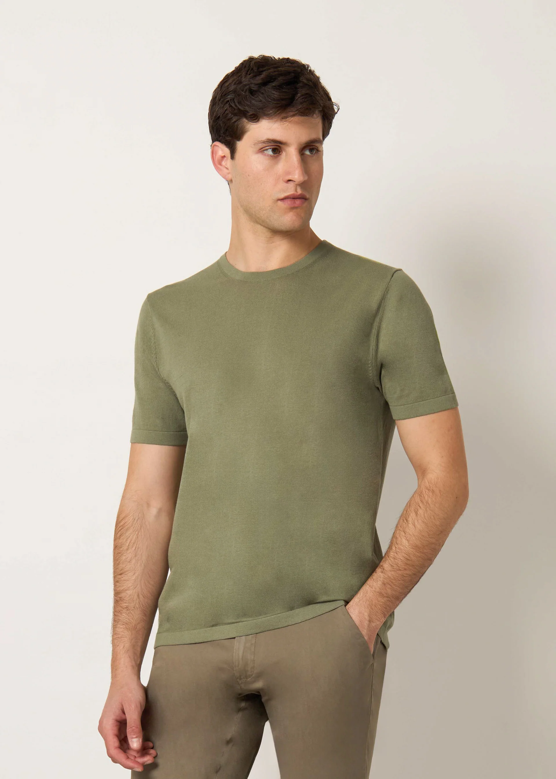 T-shirt in maglia di cotone - Image 7