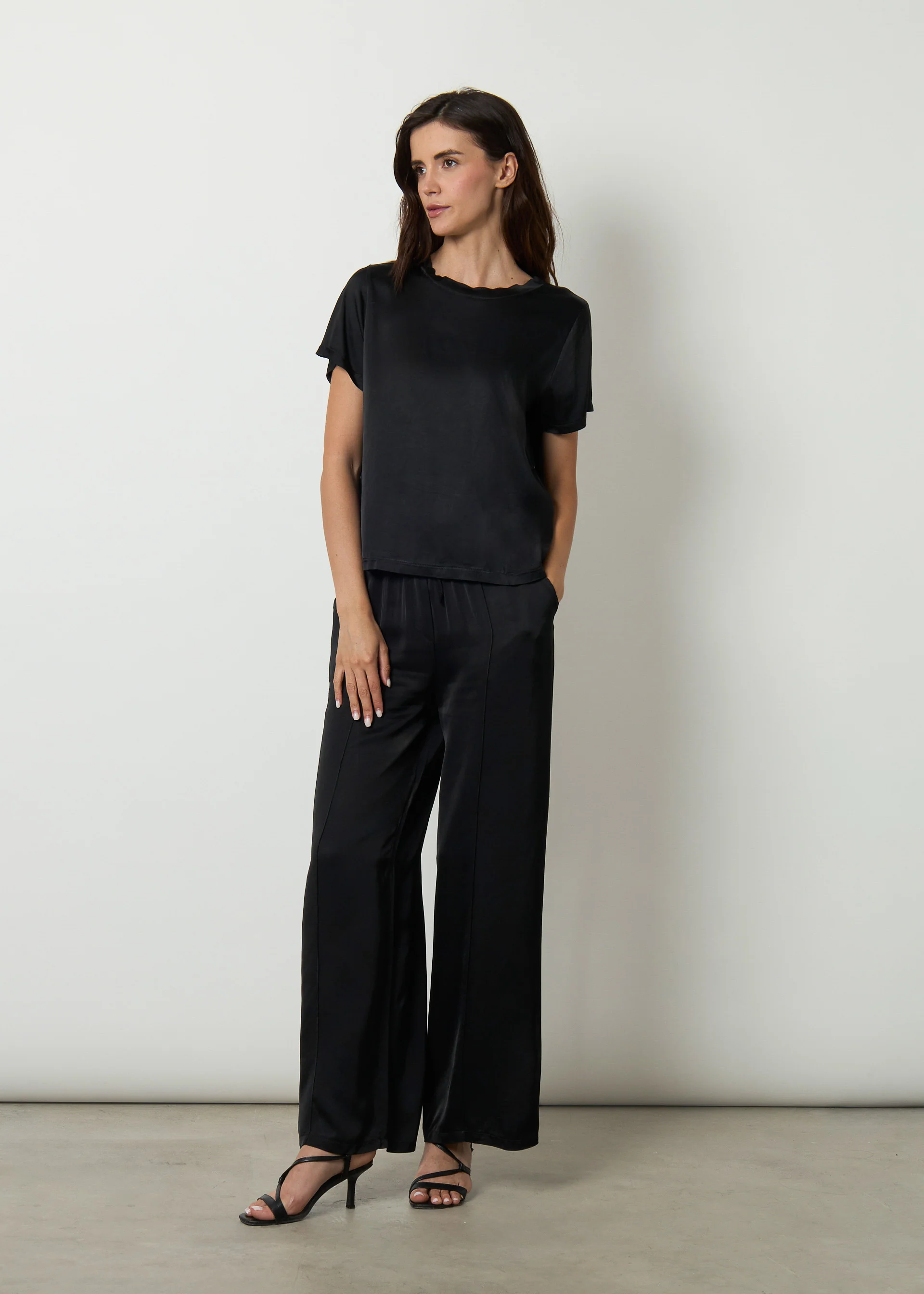T-shirt in misto seta - Image 6