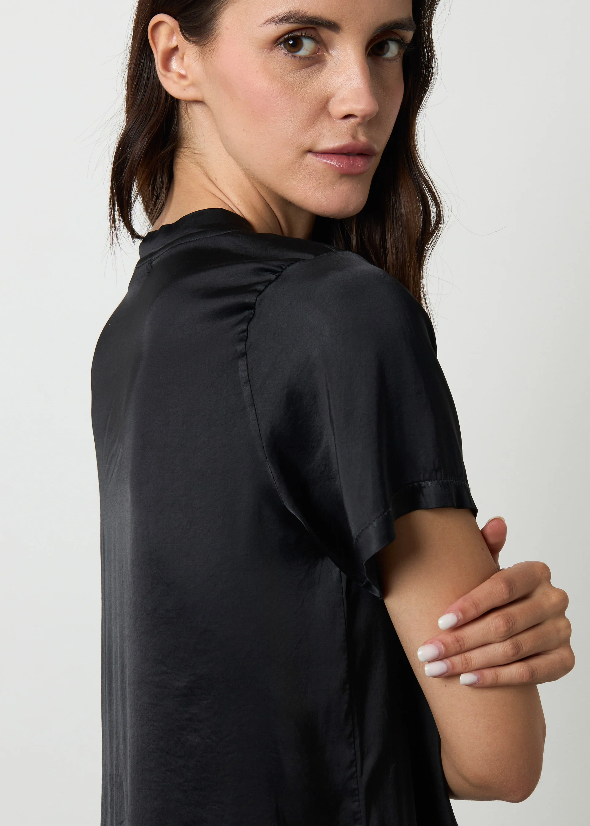T-shirt in misto seta - Image 9