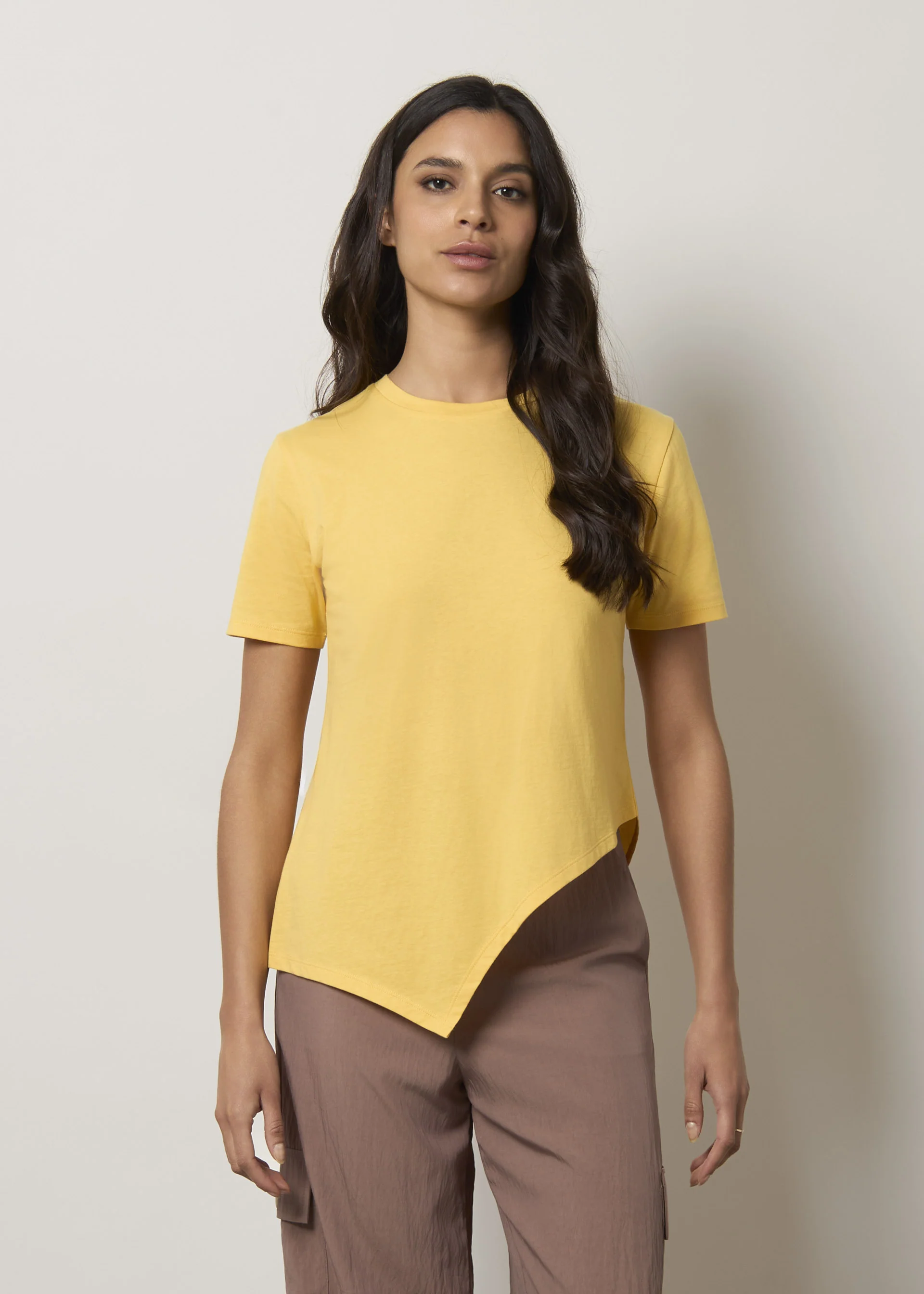 T-shirt in puro cotone bi-materica - Image 10