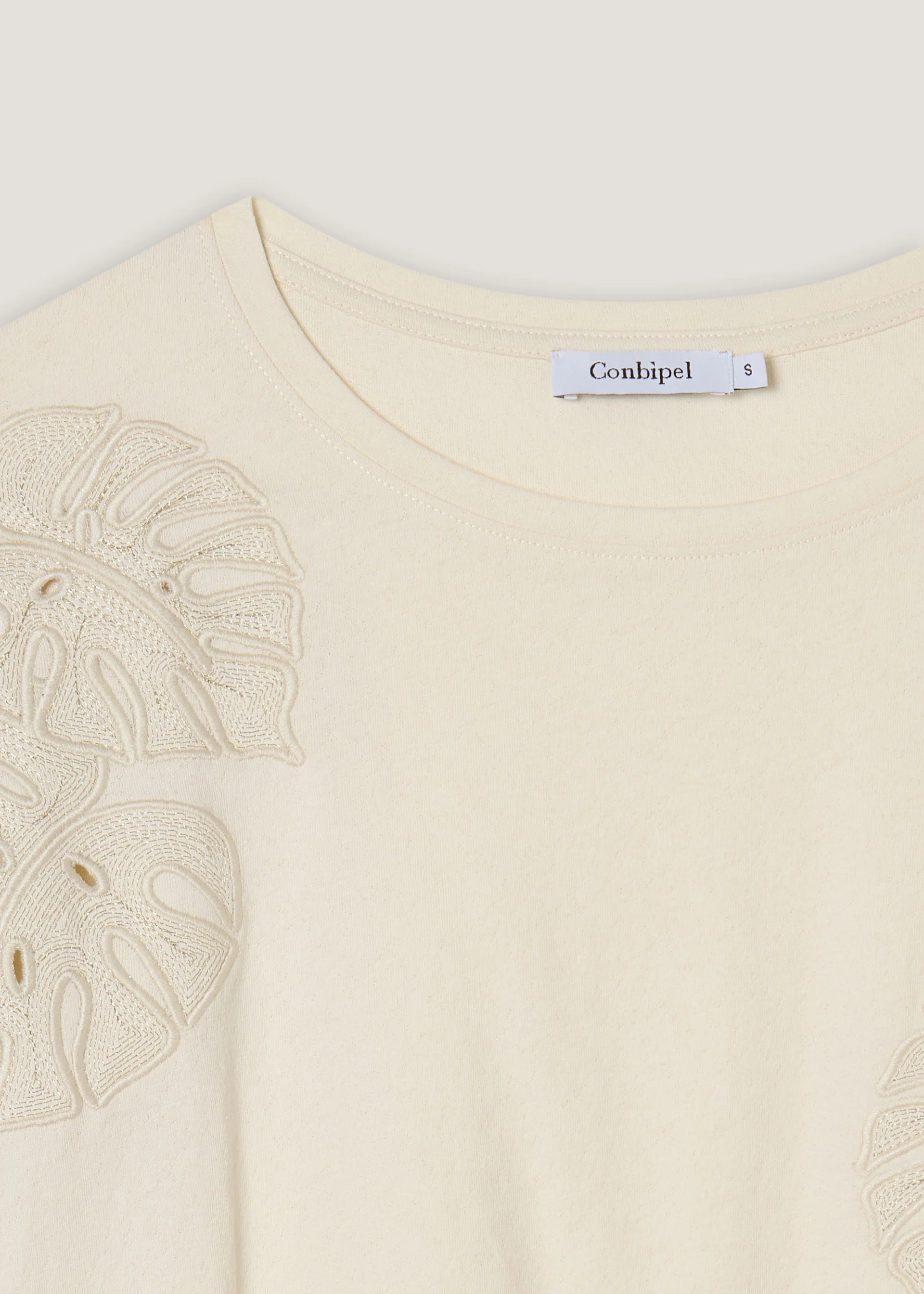 T-shirt in puro cotone ricamata - Image 8