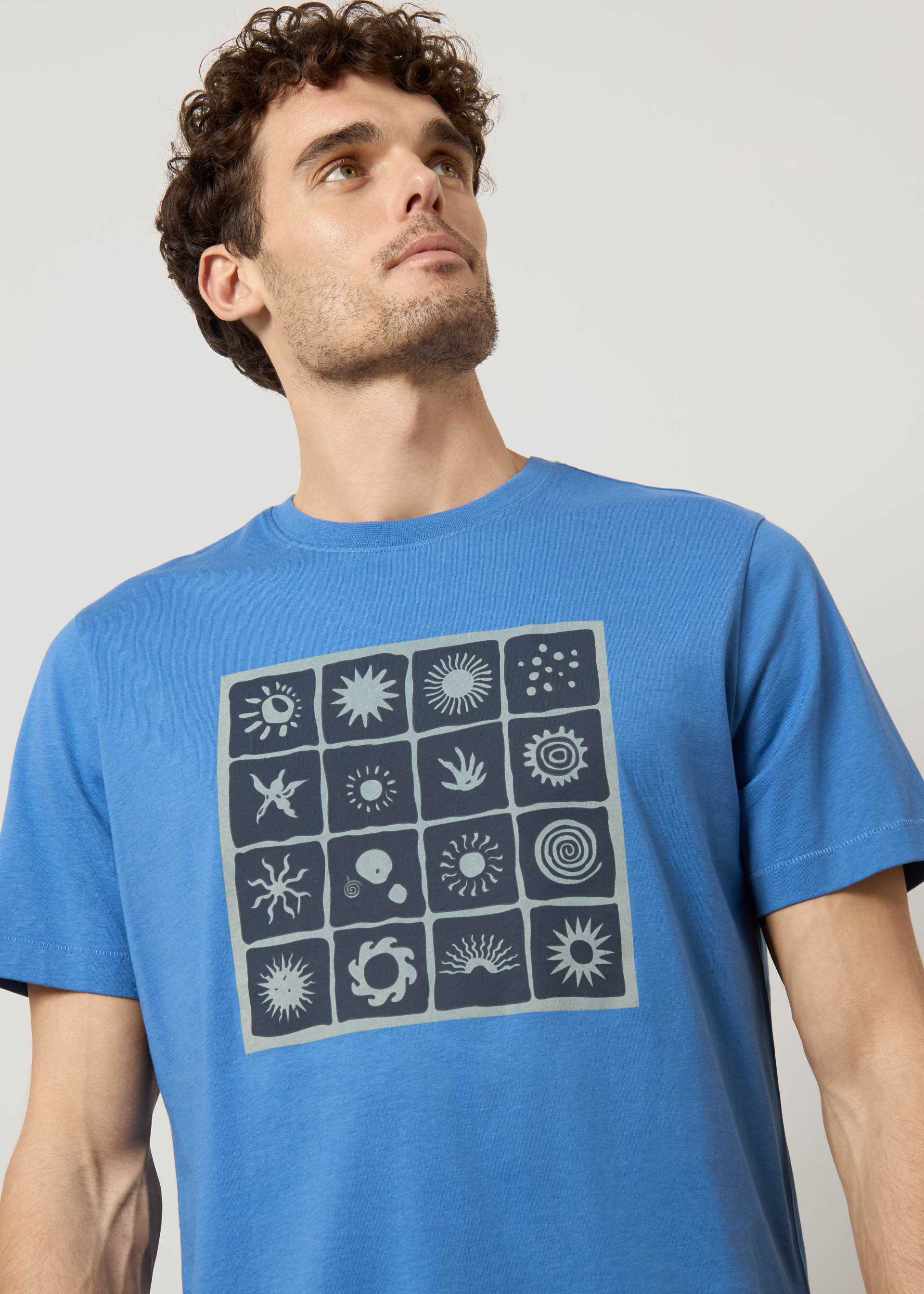 T-shirt in puro cotone stampata