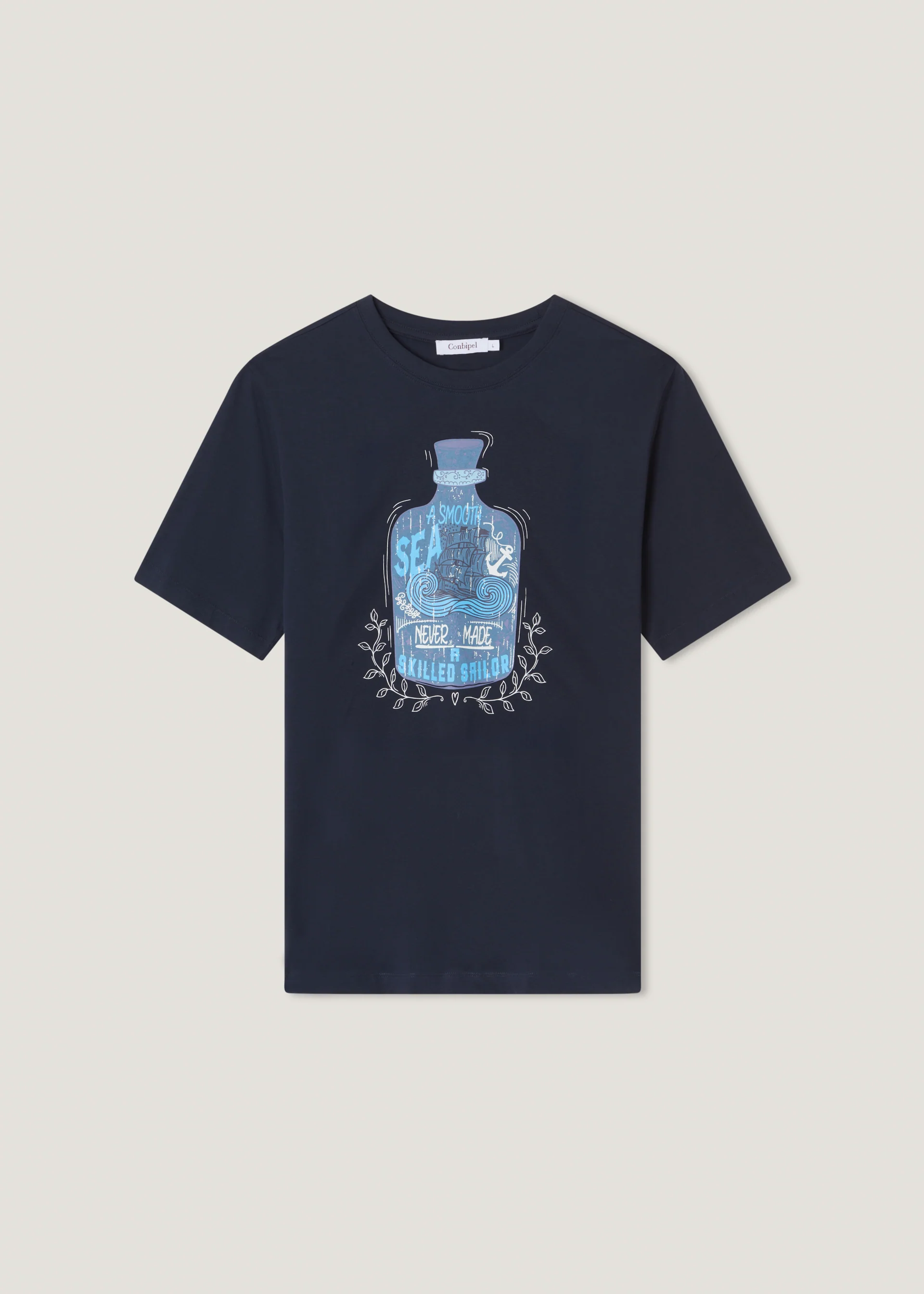 T-shirt in puro cotone stampata