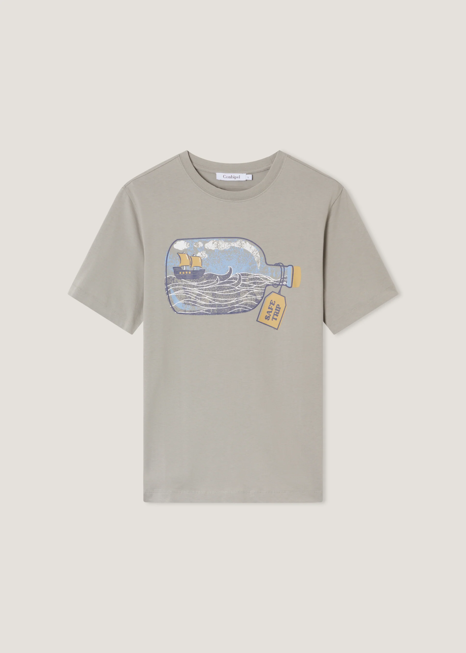 T-shirt in puro cotone stampata